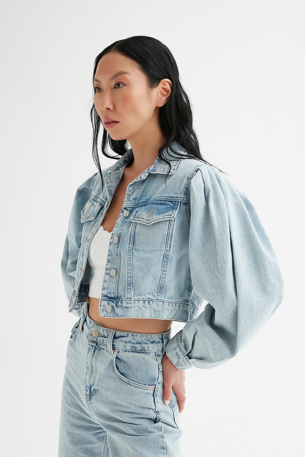 Crop Kot Ceket | Açelya Okçu 