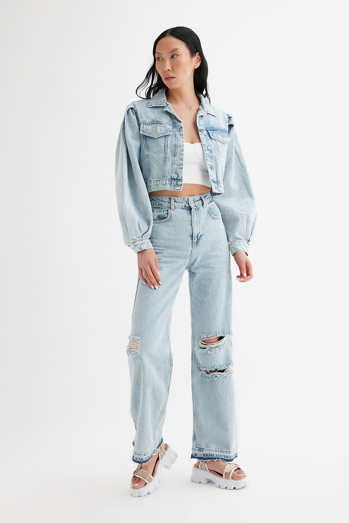 Crop Kot Ceket | Açelya Okçu 