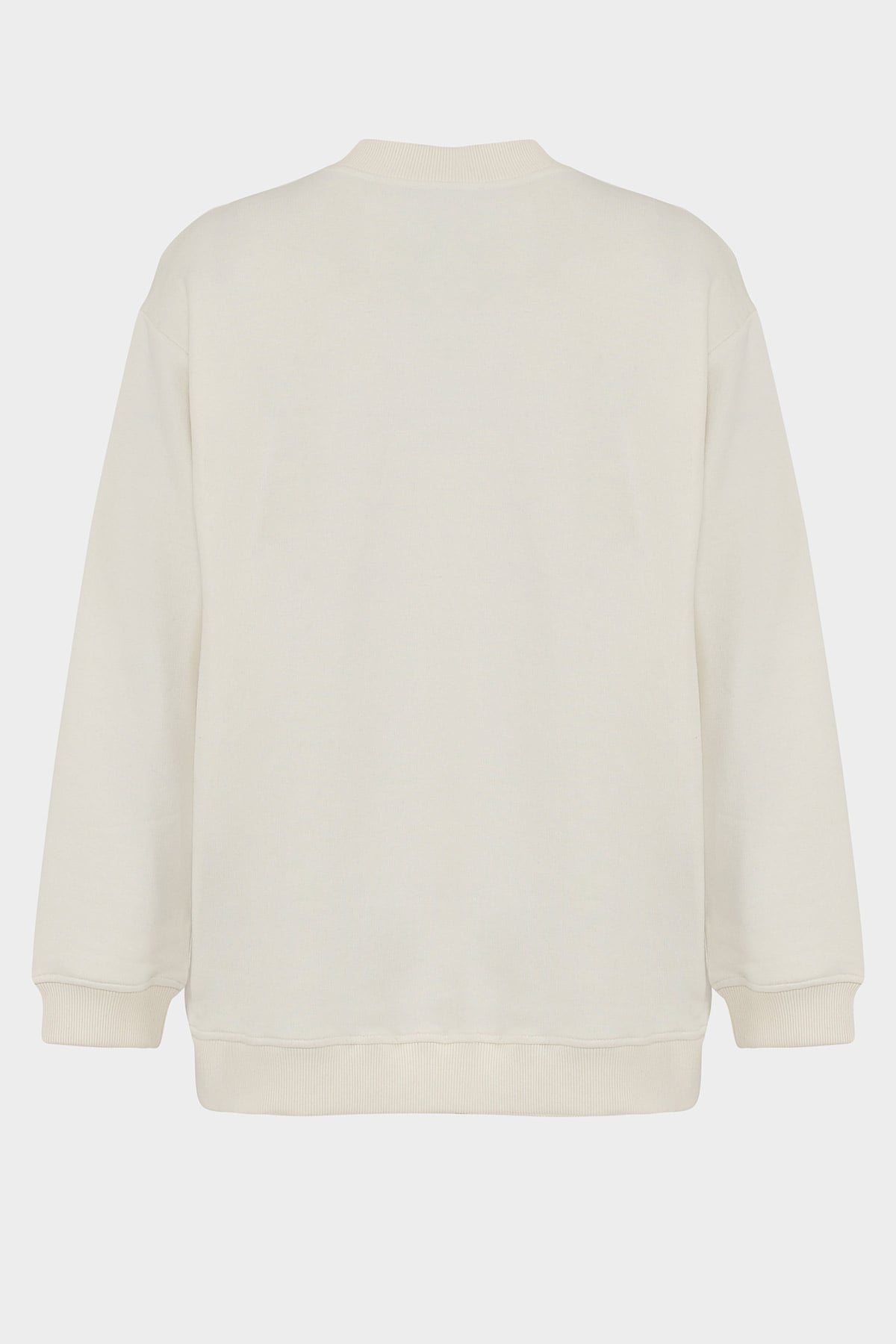 Boyfriend Bisiklet Yaka Sweatshirt |  
