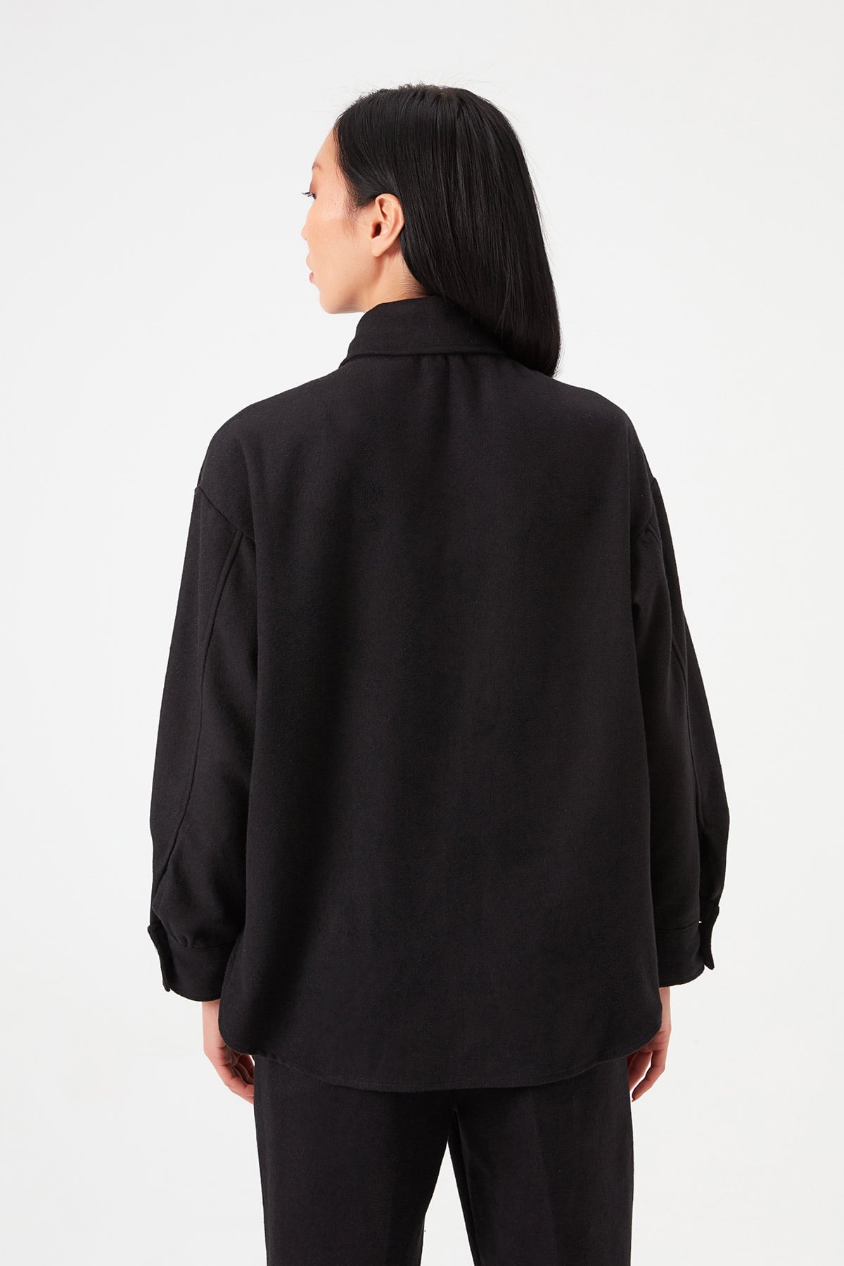 Oversize Cepli Kaşe Gömlek |  