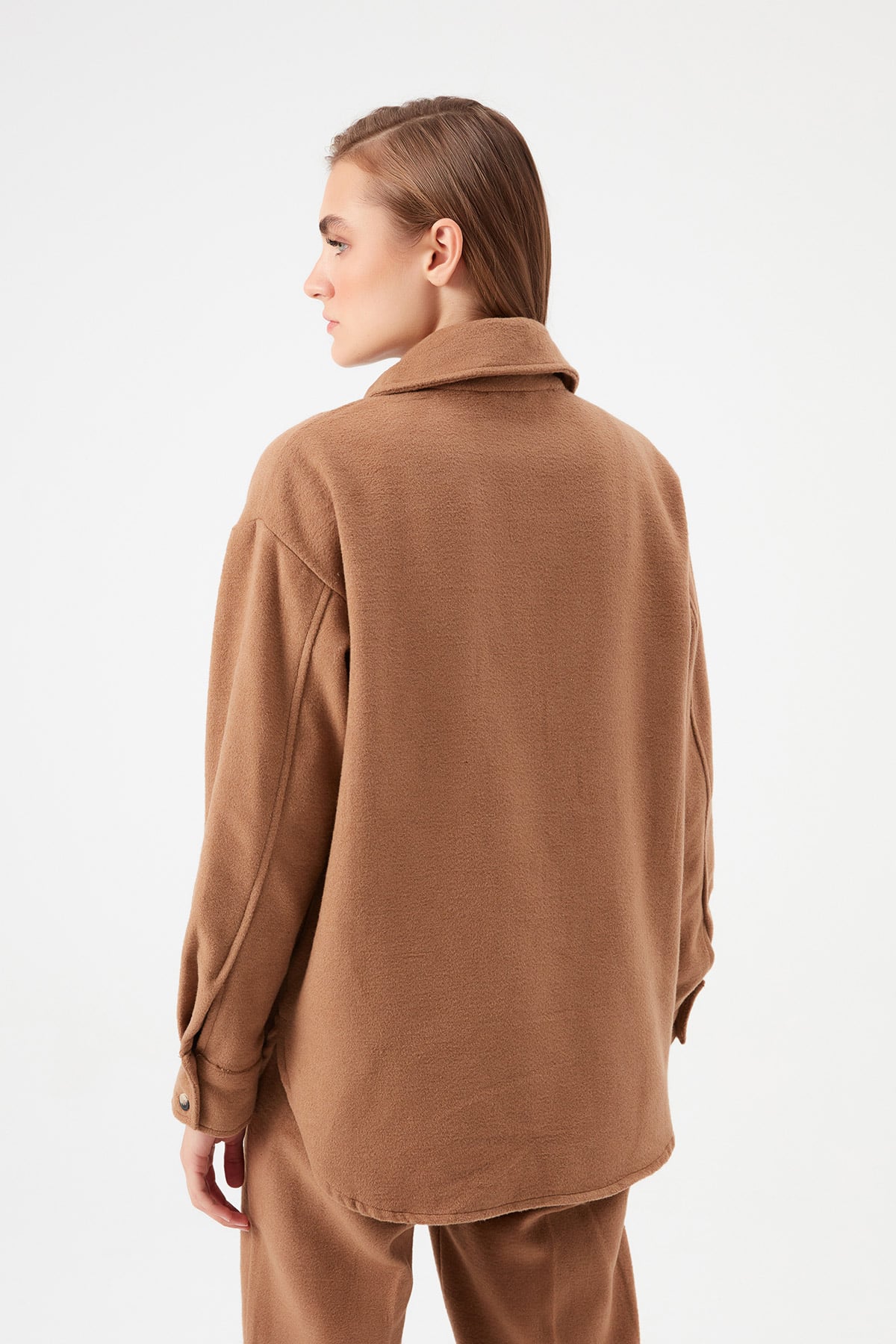 Oversize Cepli Kaşe Gömlek |  