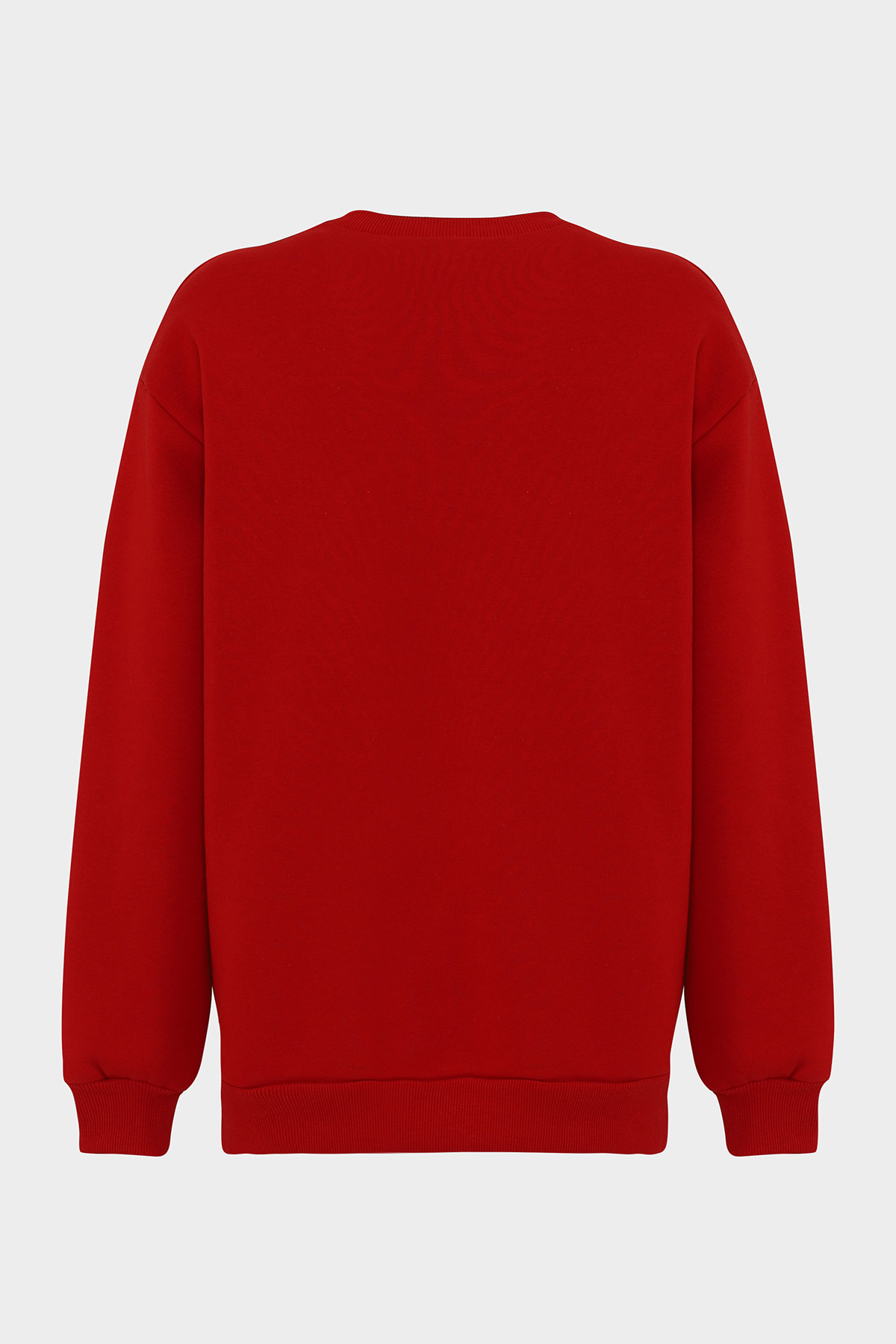 Bisiklet Yaka Şardonlu Sweatshirt | Açelya Okçu 