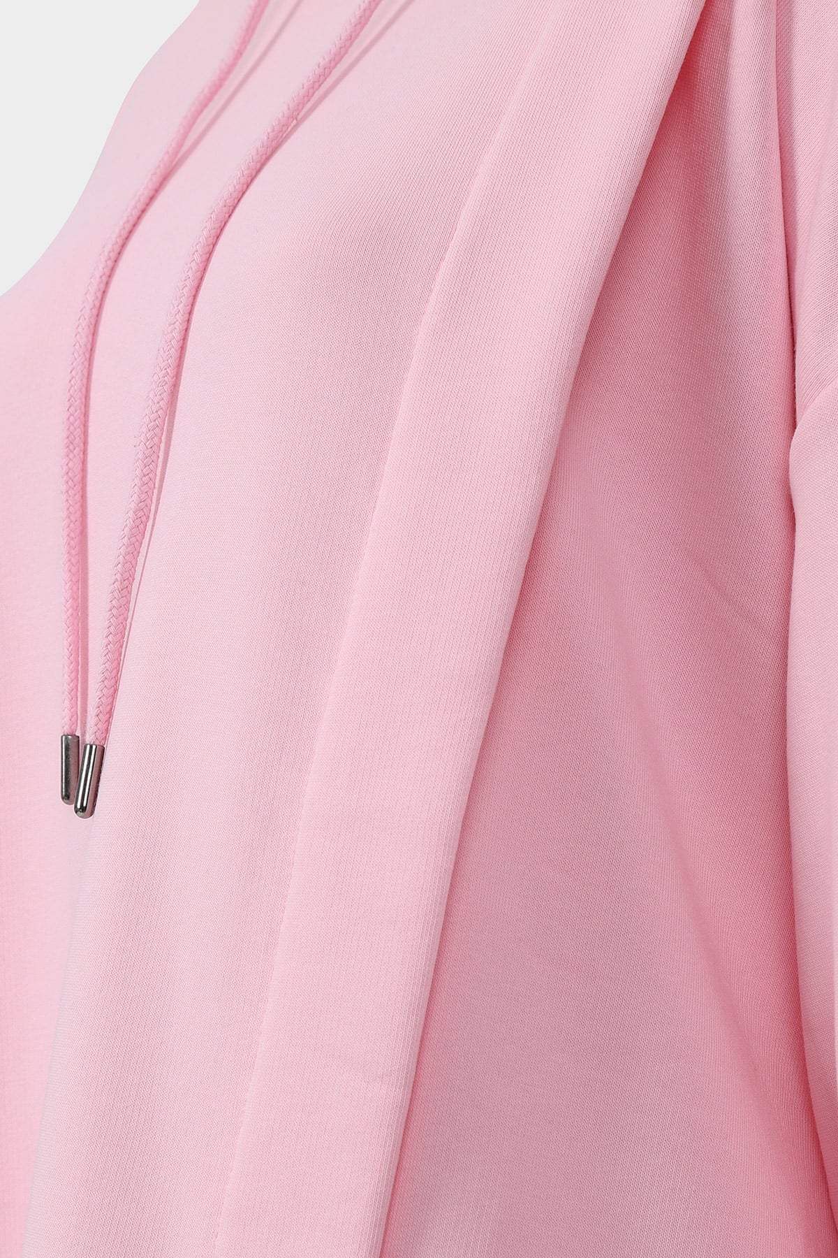 Oversize Asimetrik Kapüşonlu Sweat |  