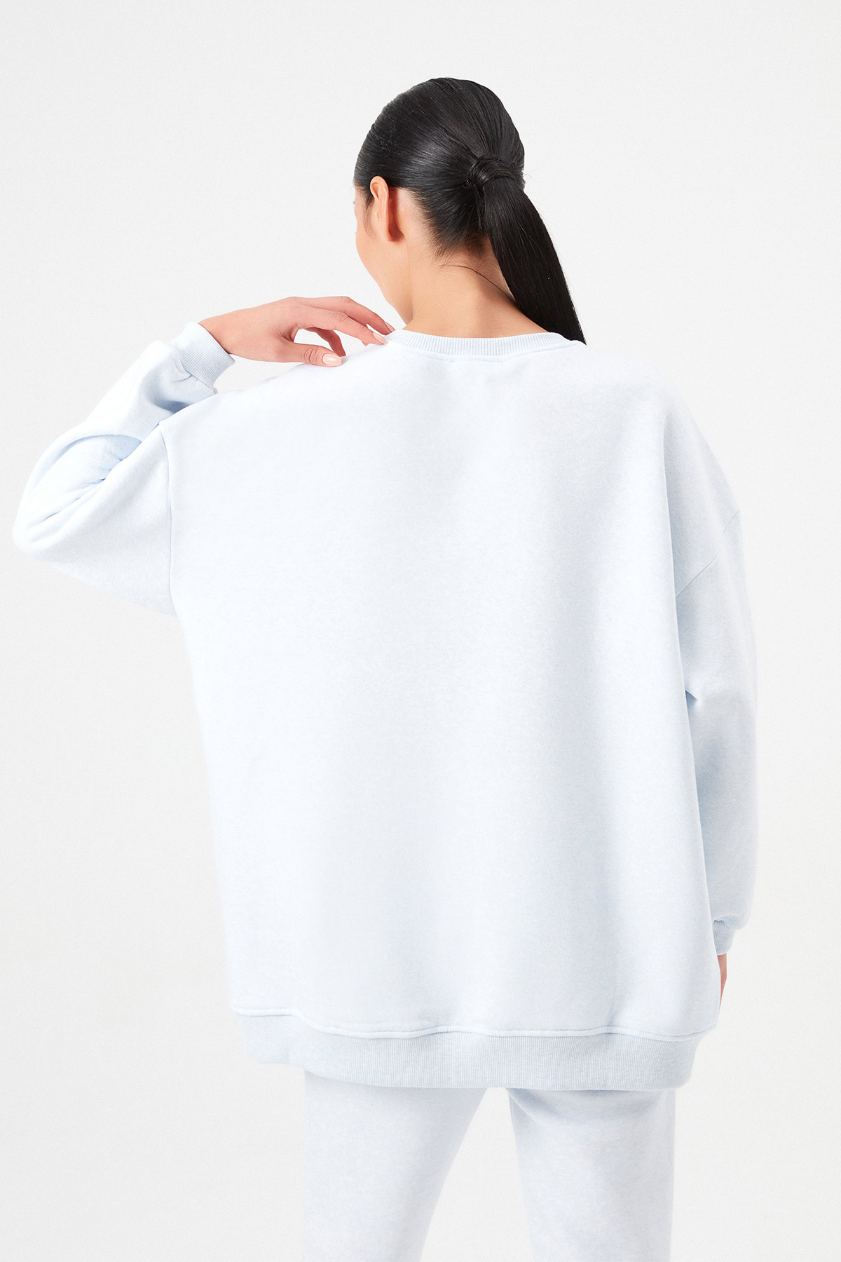 Oversize Miami Baskılı Sweatshirt |  