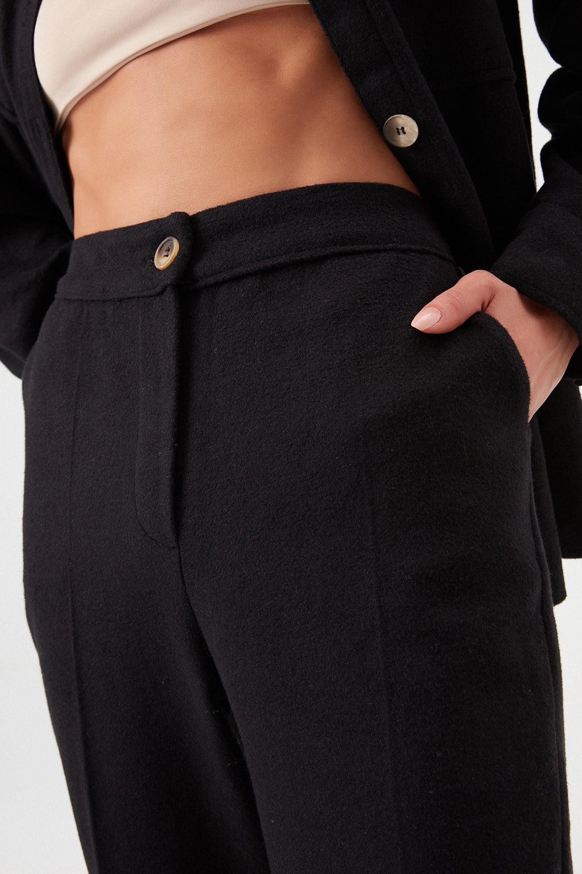Oversize Cepli Kaşe Takım |  