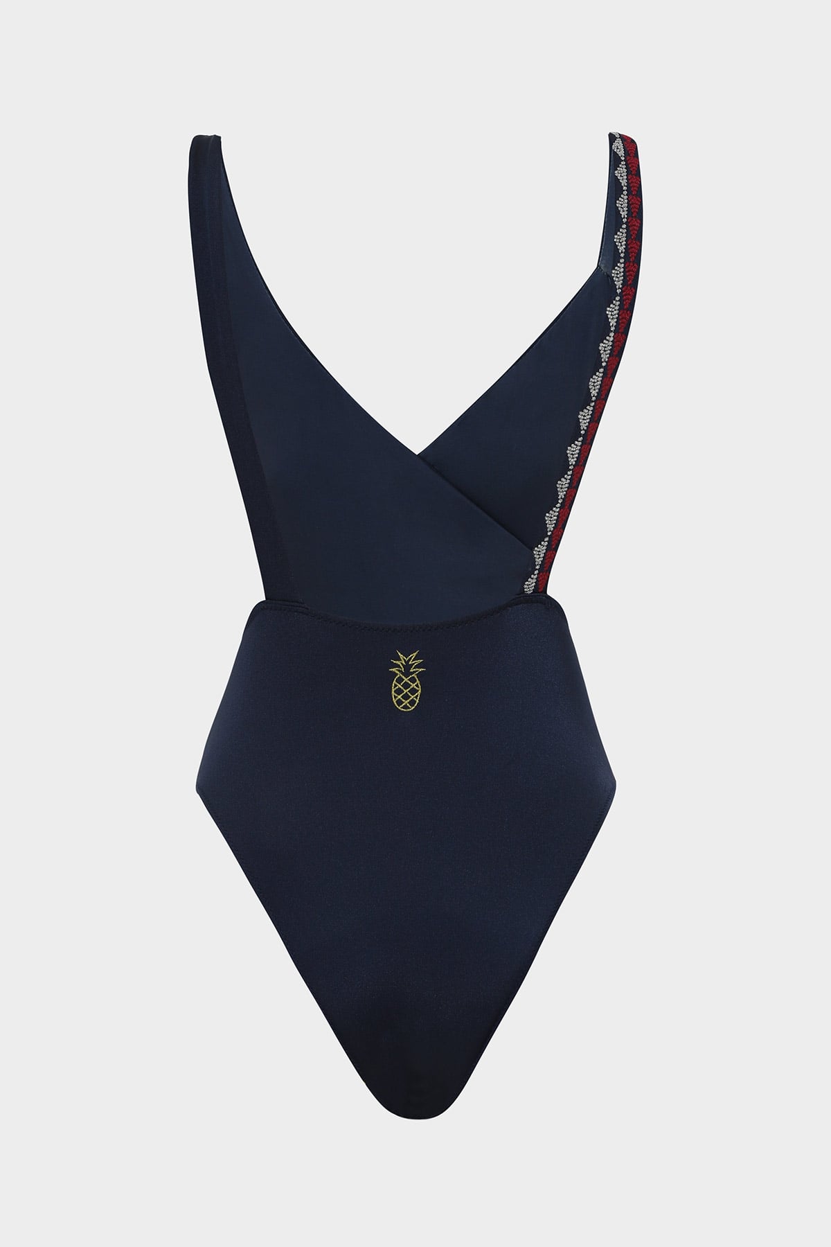 Etnik Desen Kruvaze Push Up Mayo |  