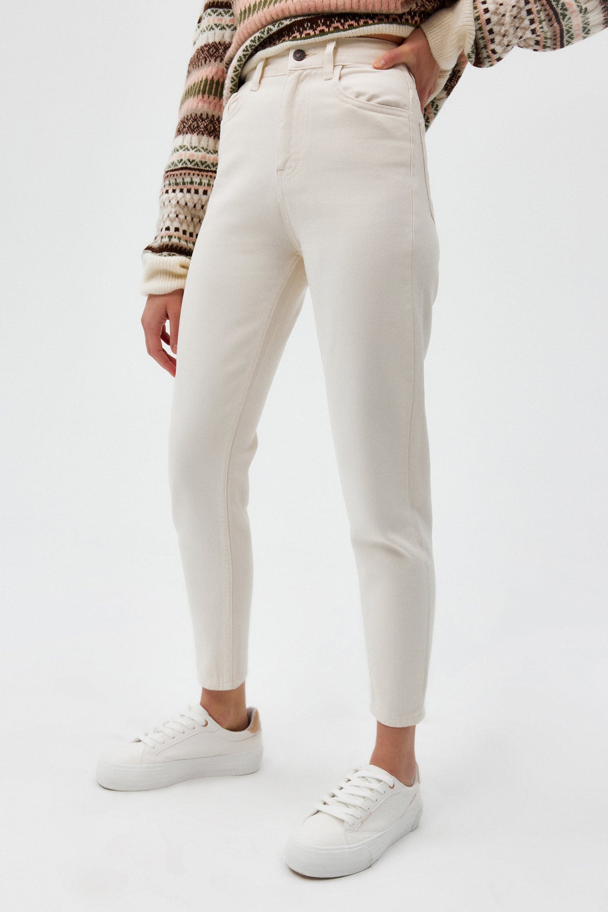 Yüksek Bel Straight Fit Jean Pantolon | Açelya Okçu 