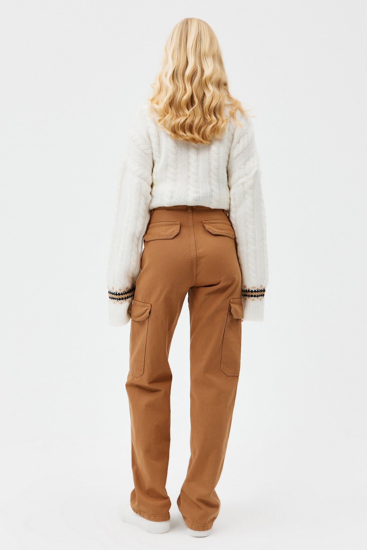 Straight Fit Kargo Çift Cepli Jean Pantolon |  