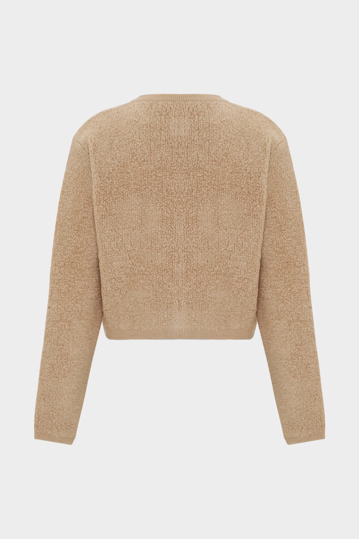 Premium Bisiklet Yaka Teddy Yün Hırka |  
