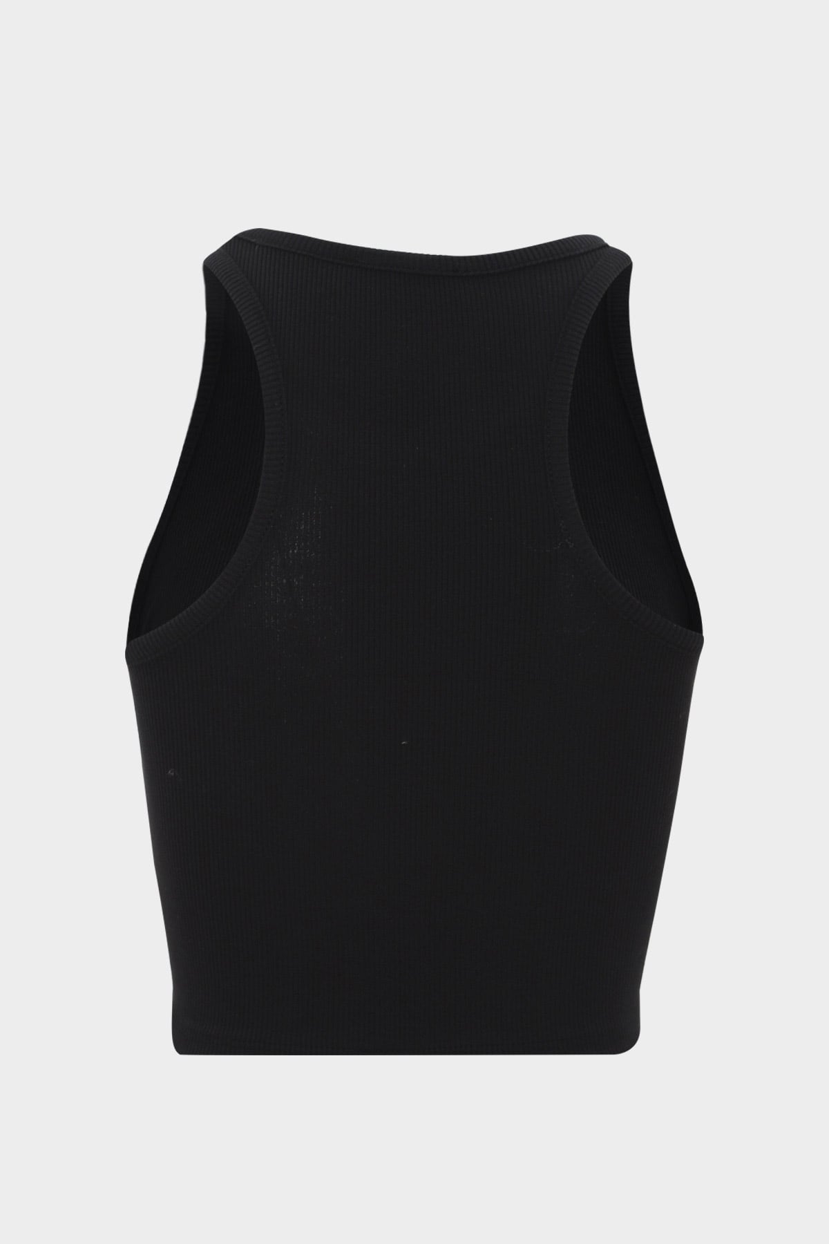 Halter Yaka Fitted Crop Fitilli Bluz |  