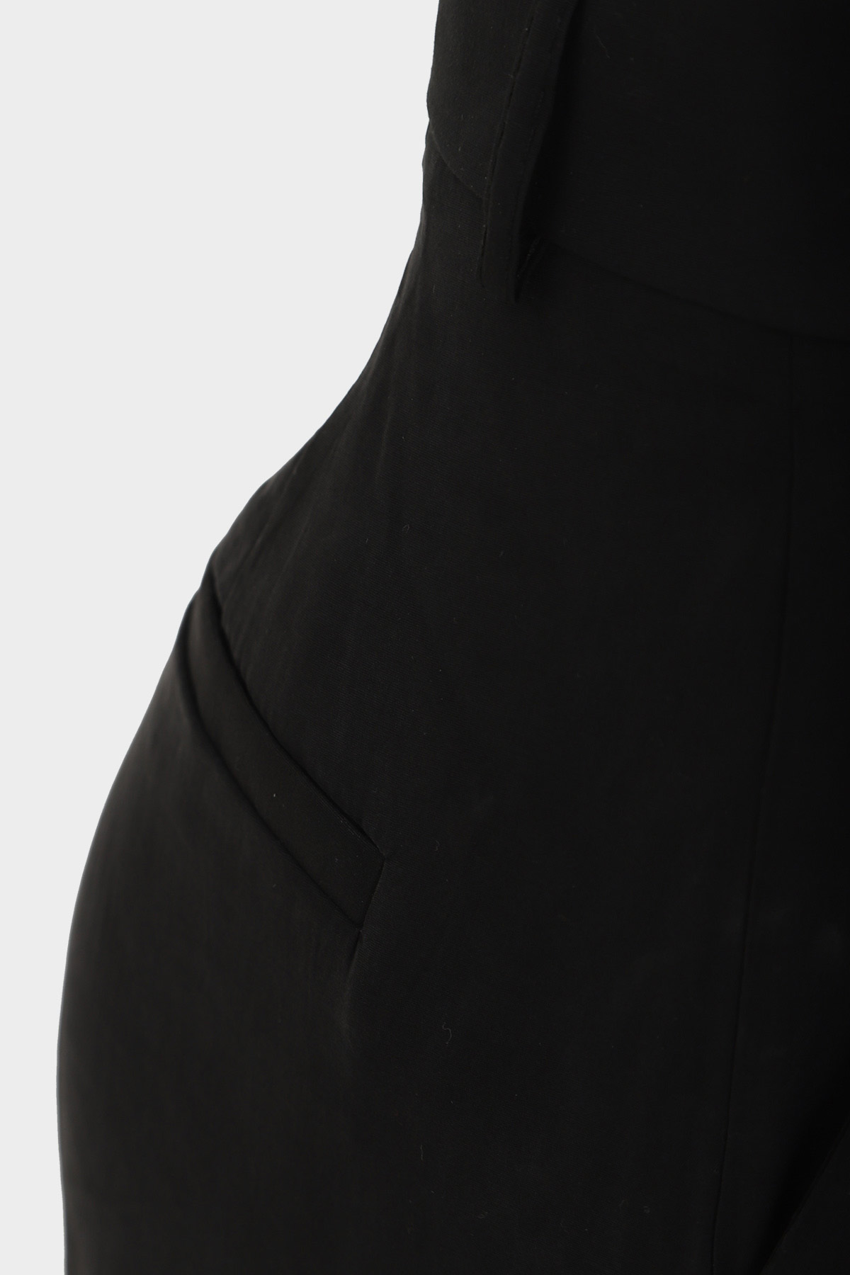 Premium Yüksek Bel Liyosel Wed Leg Dokuma Pantolon | Açelya Okçu 