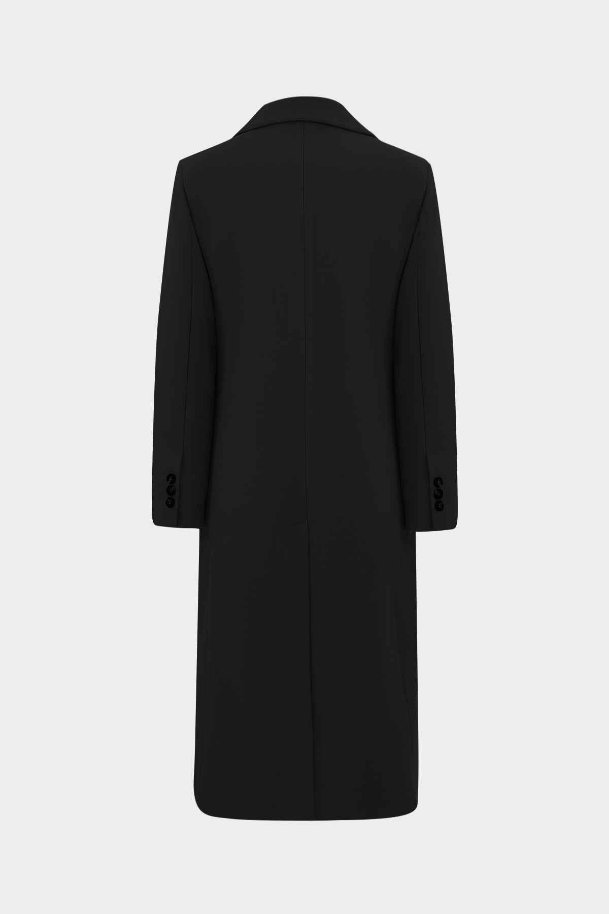 Premium Klapalı Kruvaze Slim Fit Maksi Kadın Yün Kaban |  