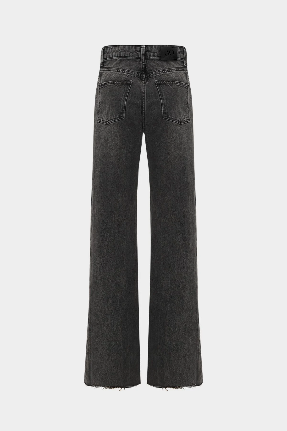 High Waist Wide Leg Kar Yıkama Geniş Paça Dikişsiz Jean |  