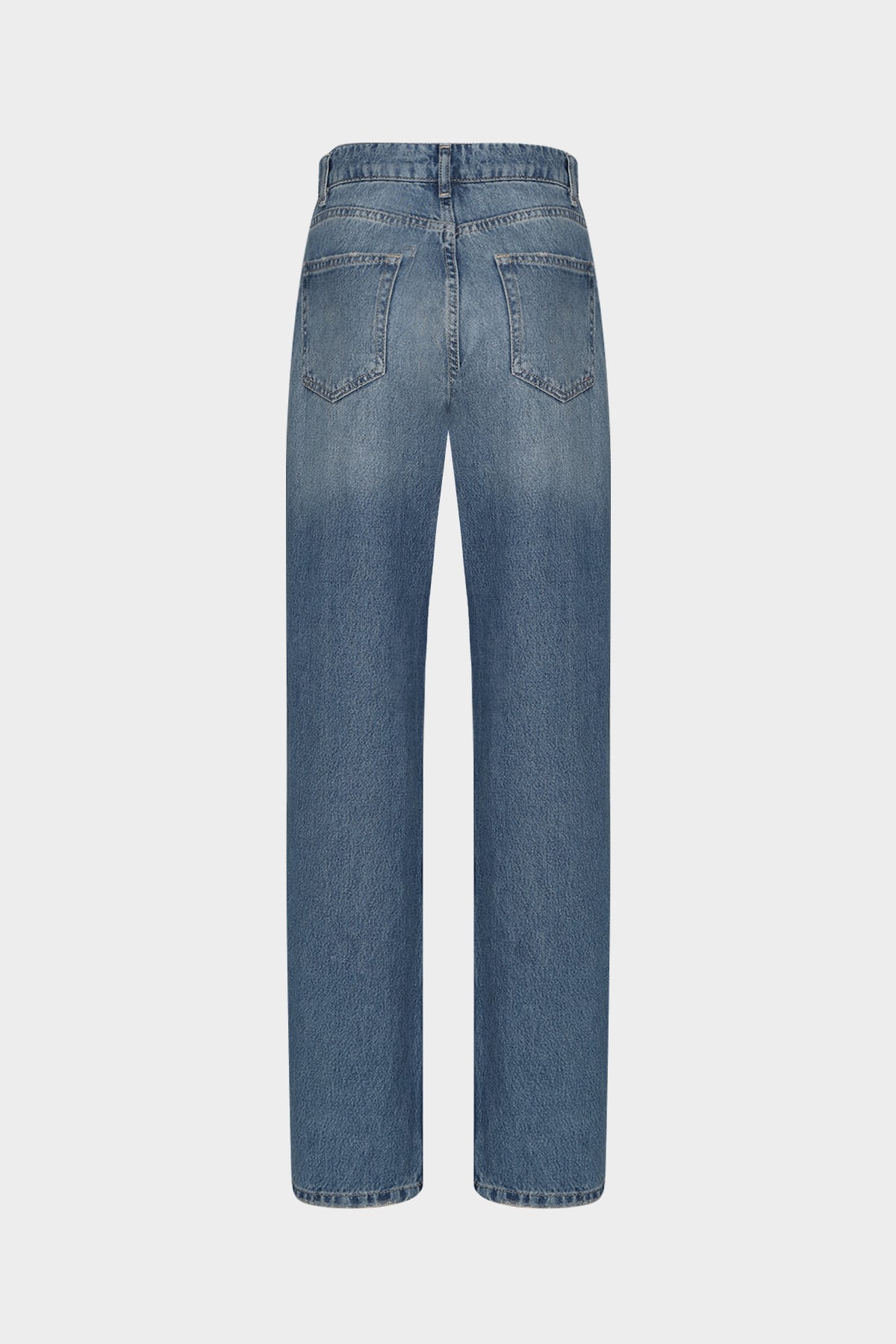 High Waist Relaxed Mom Fit Mid Jean |  