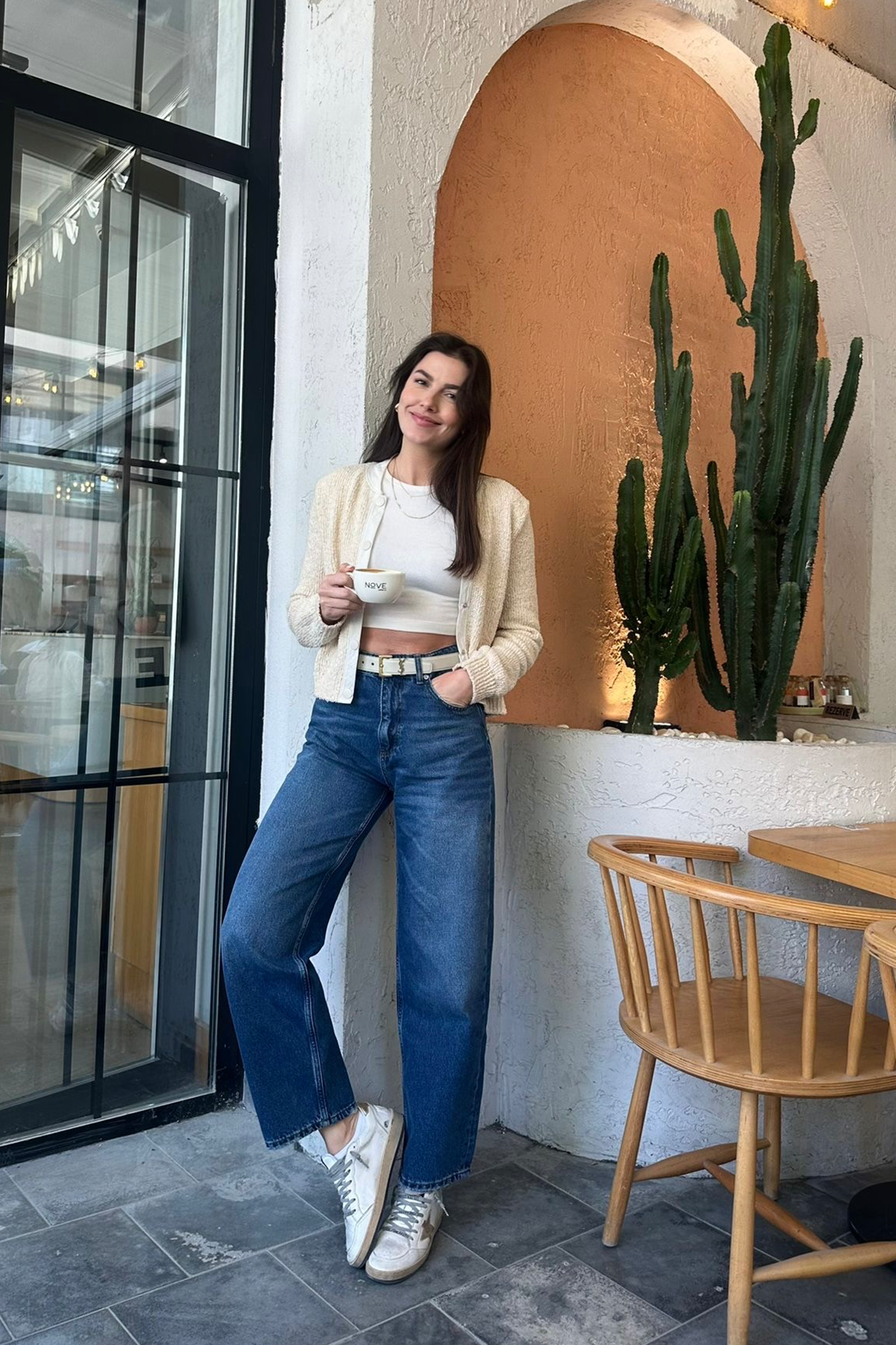 High Waist Tailored Baggy Balloon Kadın Jean Pantolon |  