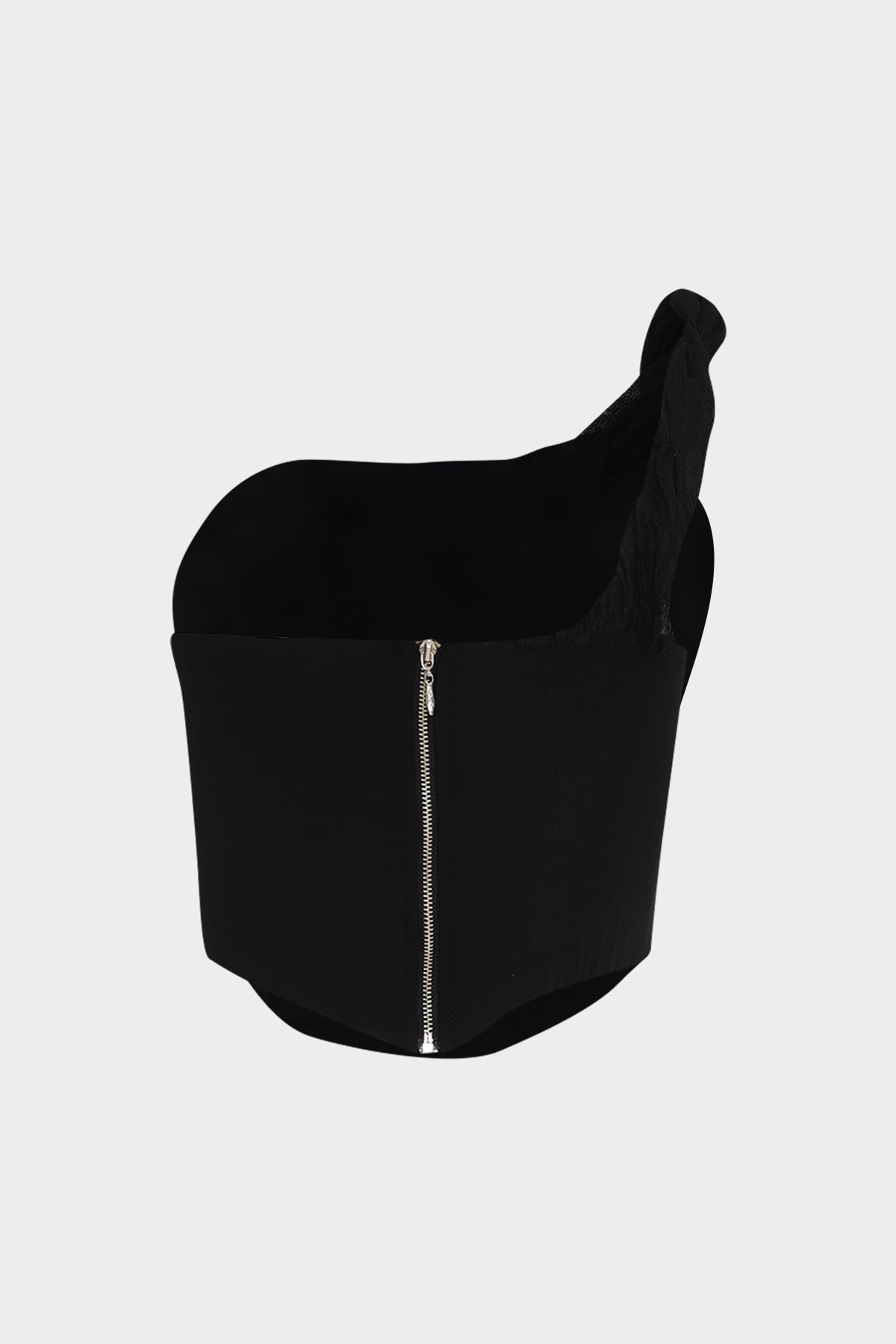 Premium Korsaj Detaylı Straplez Kadın Crop Bluz |  