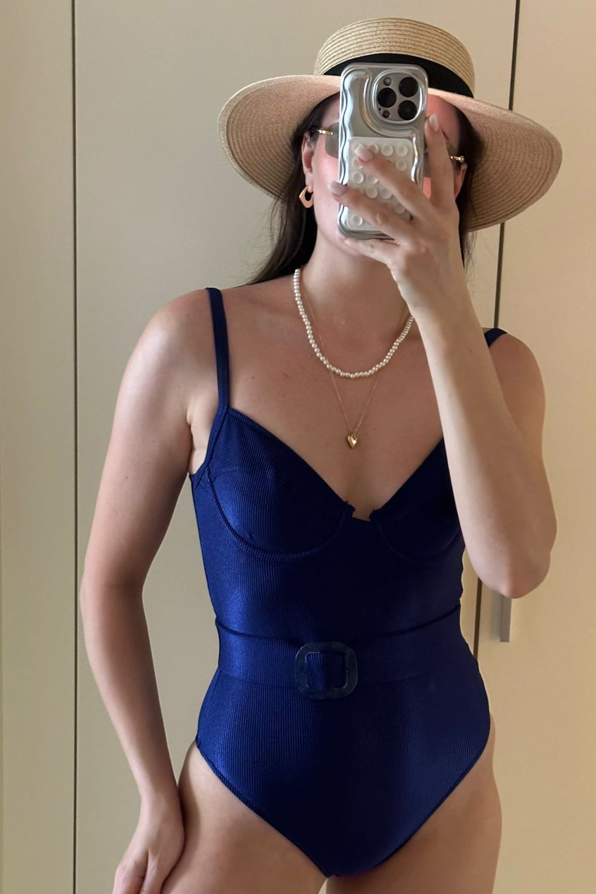 Premium Kemer Detaylı DIANA Fit Kadın Mayo |  