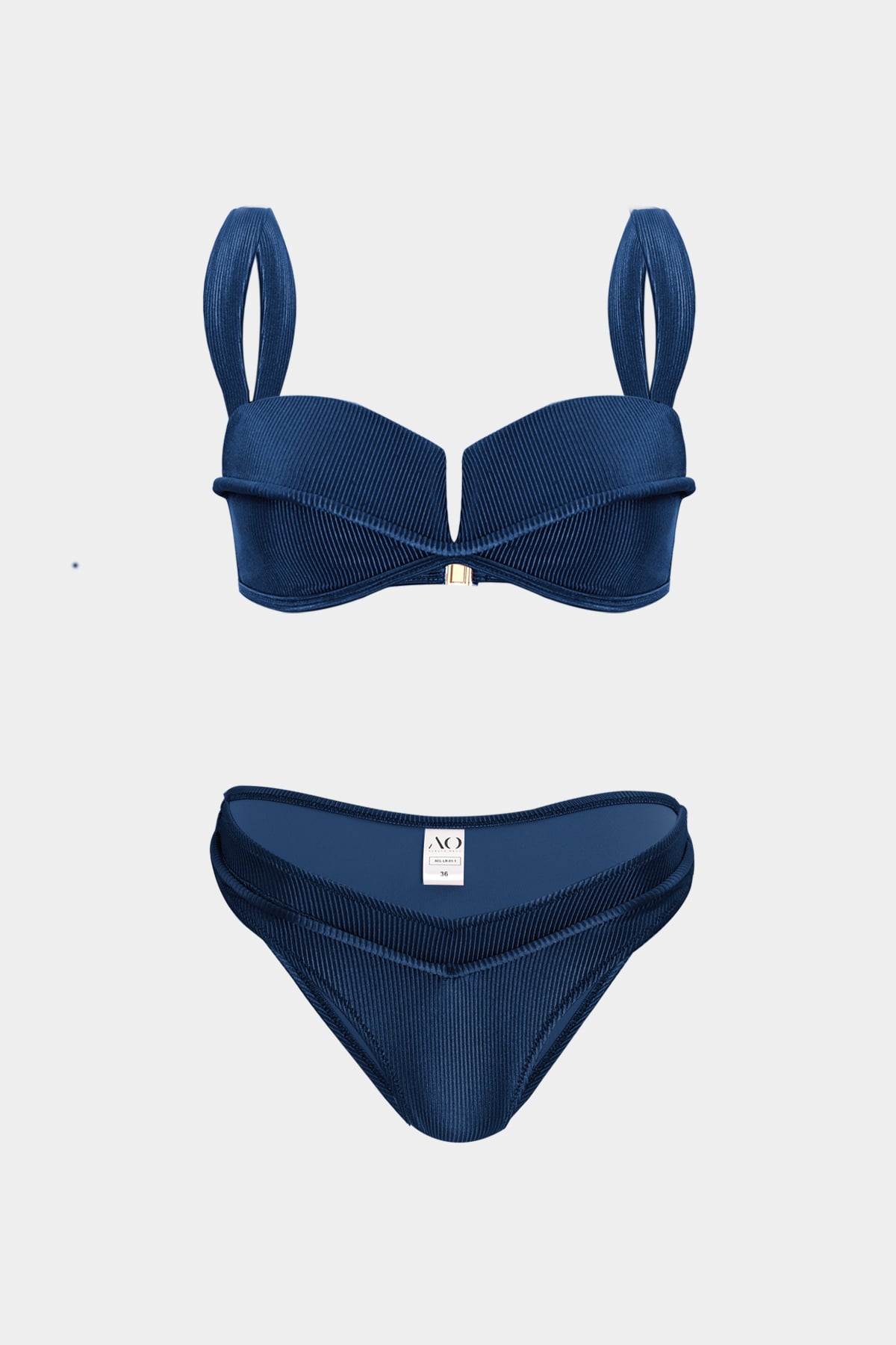 Premium Dokulu Biye Detaylı RHEA Fit Kadın Bikini Altı |  