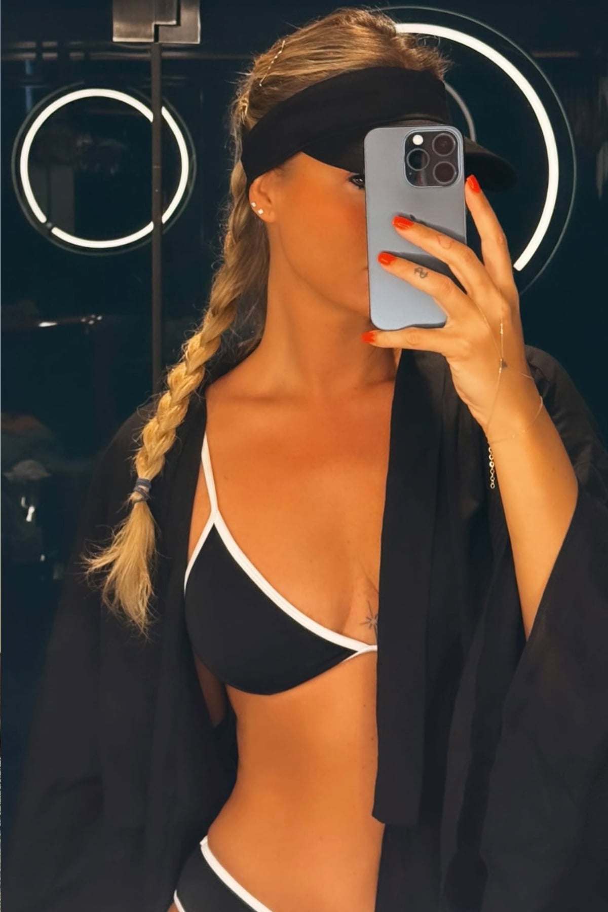 Premium Biye Detaylı HERA Fit Kadın Bikini Üstü |  