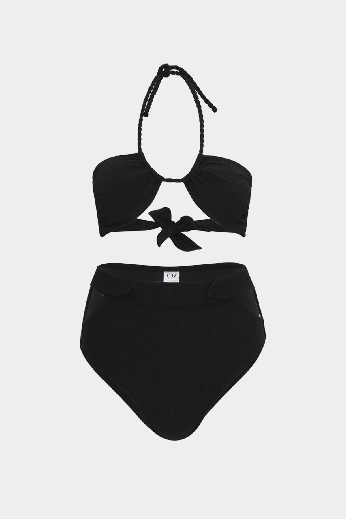 Premium Dokulu Yüksek Bel IDUNN Fit Kadın Bikini Altı |  