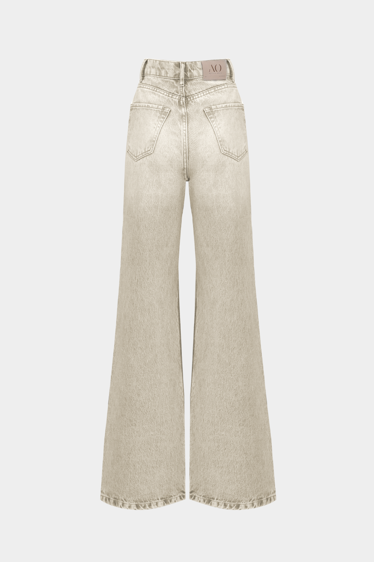 High Waist Extra Yüksek Bel Palazzo Kadın Jean Pantolon | Açelya Okçu 