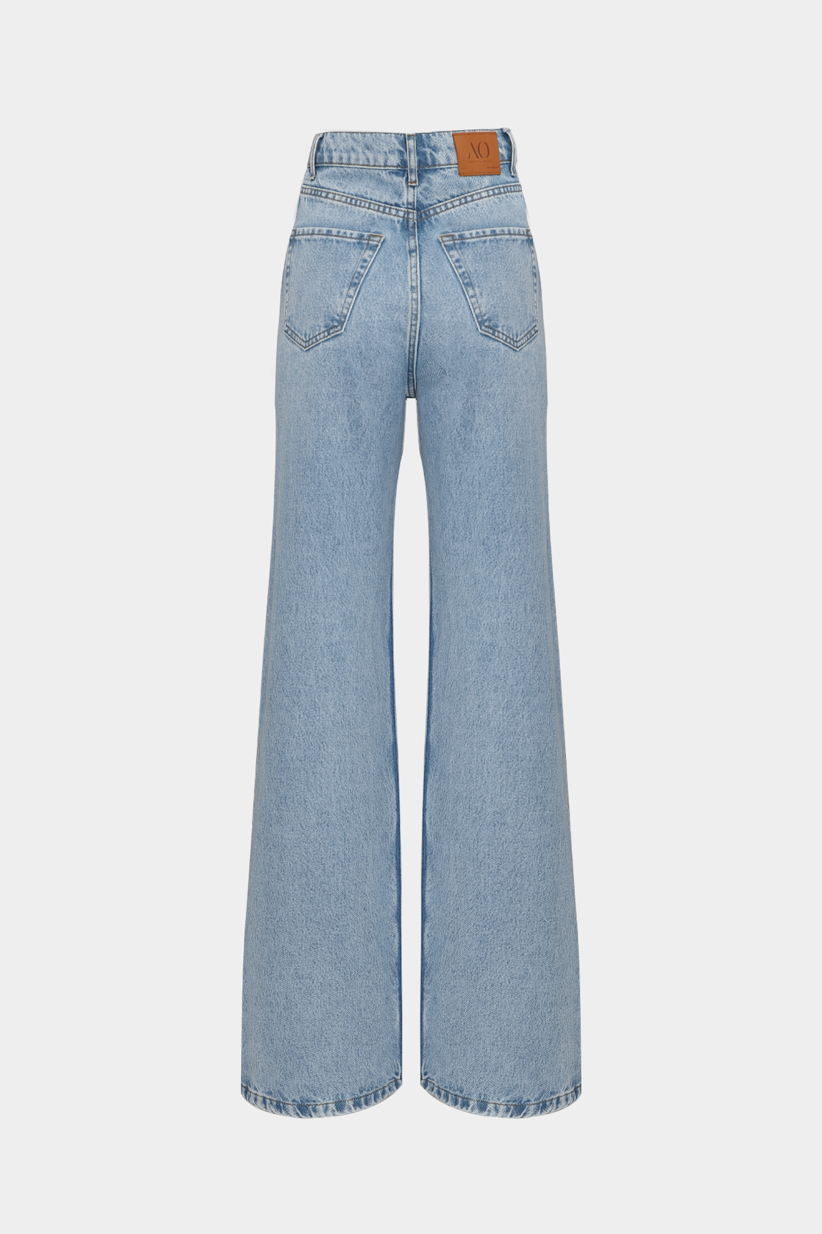 High Waist Extra Yüksek Bel Palazzo Kadın Jean Pantolon | Açelya Okçu 