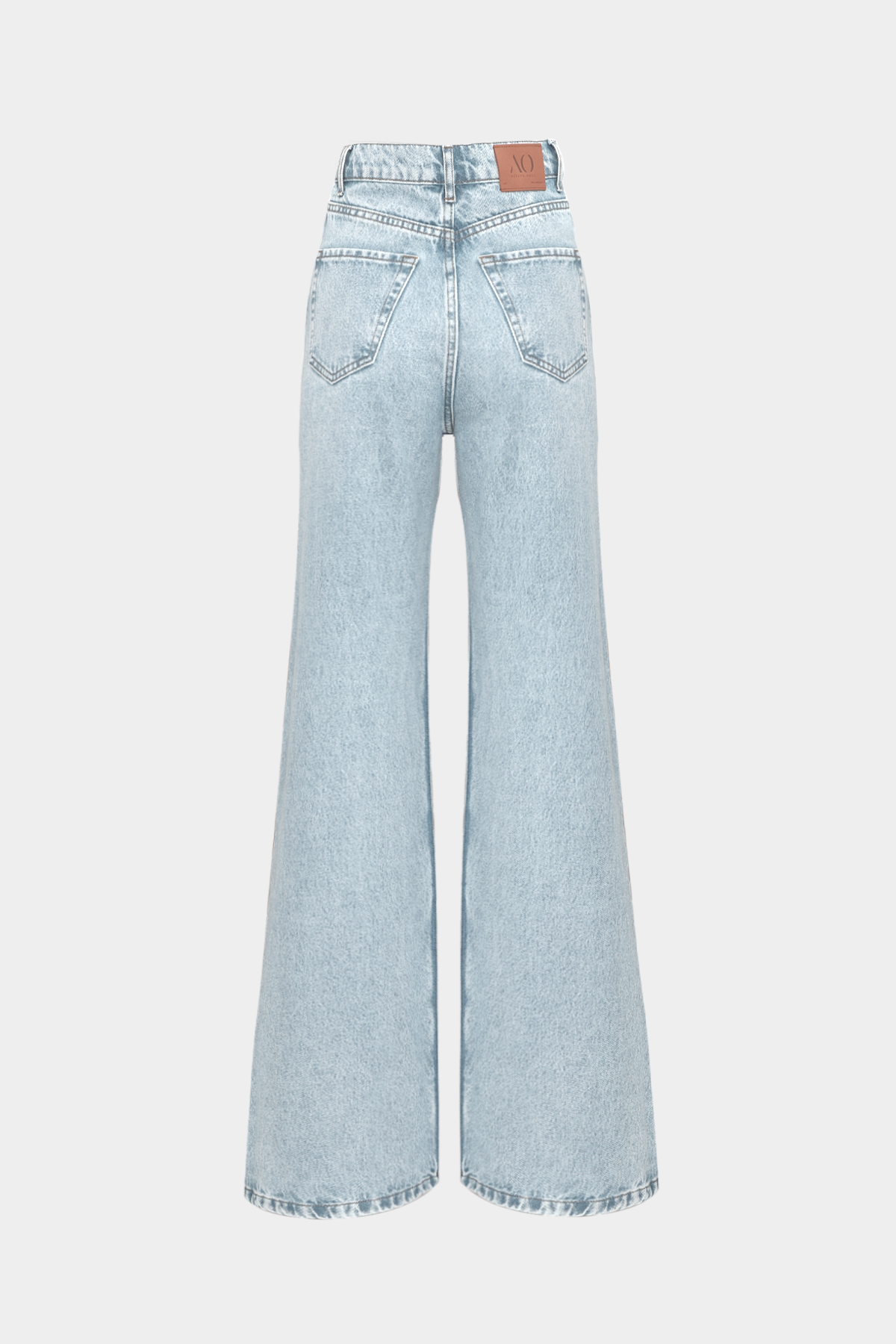 High Waist Extra Yüksek Bel Palazzo Kadın Jean Pantolon | Açelya Okçu 