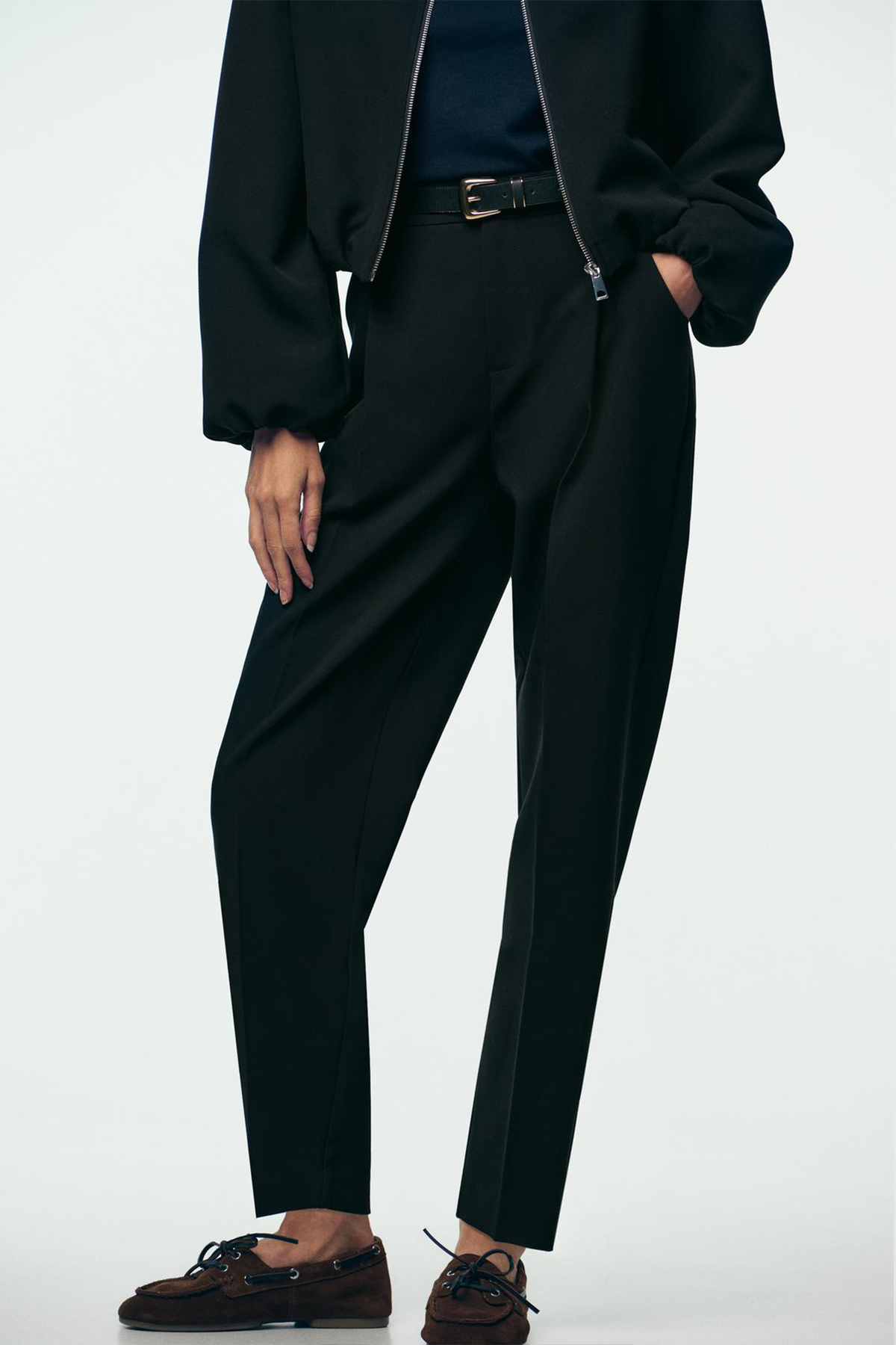 Premium VENTO Orta Bel Kısa Paça Lycra Pantolon |  