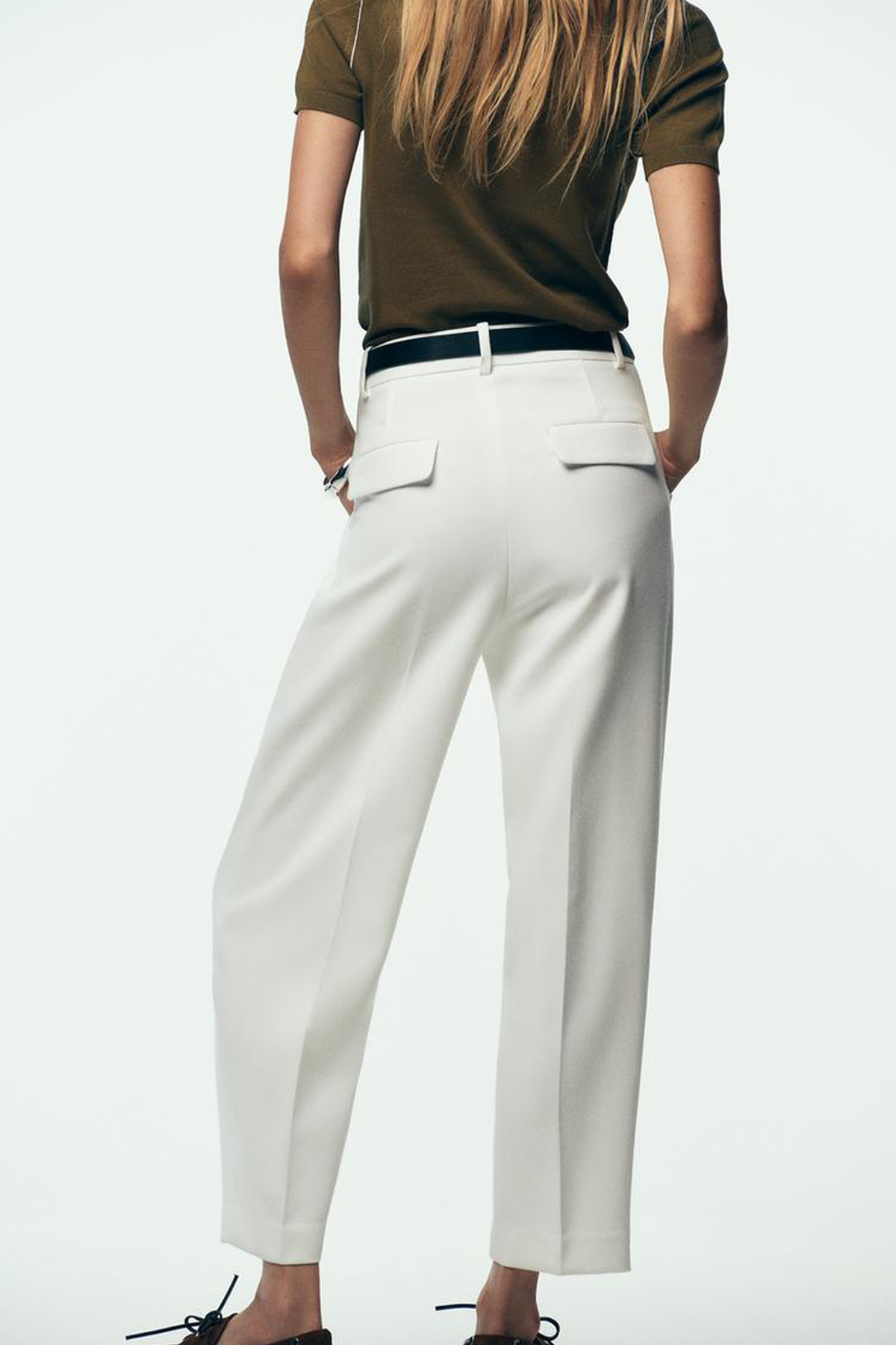 Premium VENTO Orta Bel Kısa Paça Lycra Pantolon |  