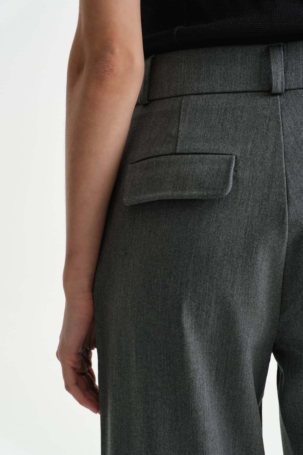 Premium VENTO Orta Bel Kısa Paça Lycra Pantolon | Açelya Okçu 