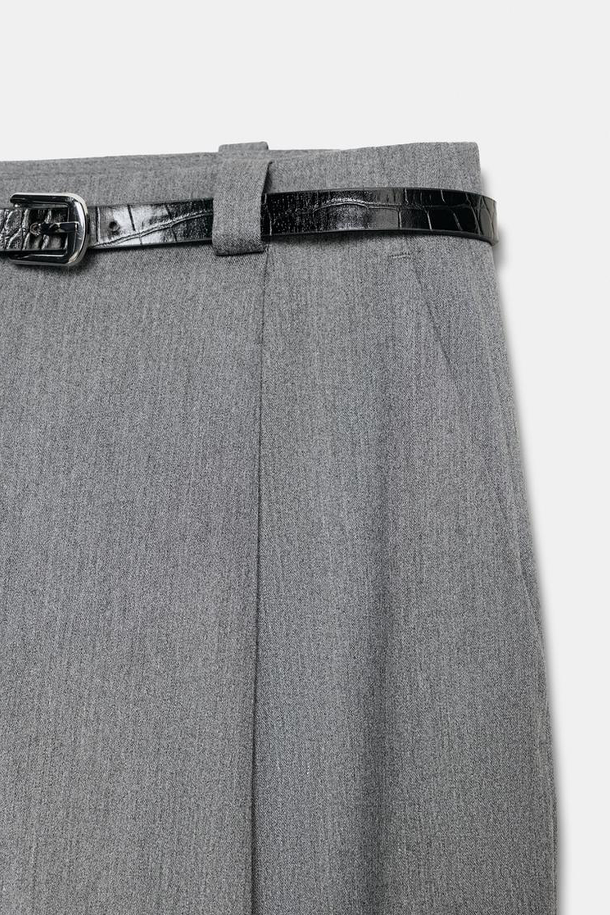Premium KYBELE Yüksek Bel Dokuma Straight Pantolon |  