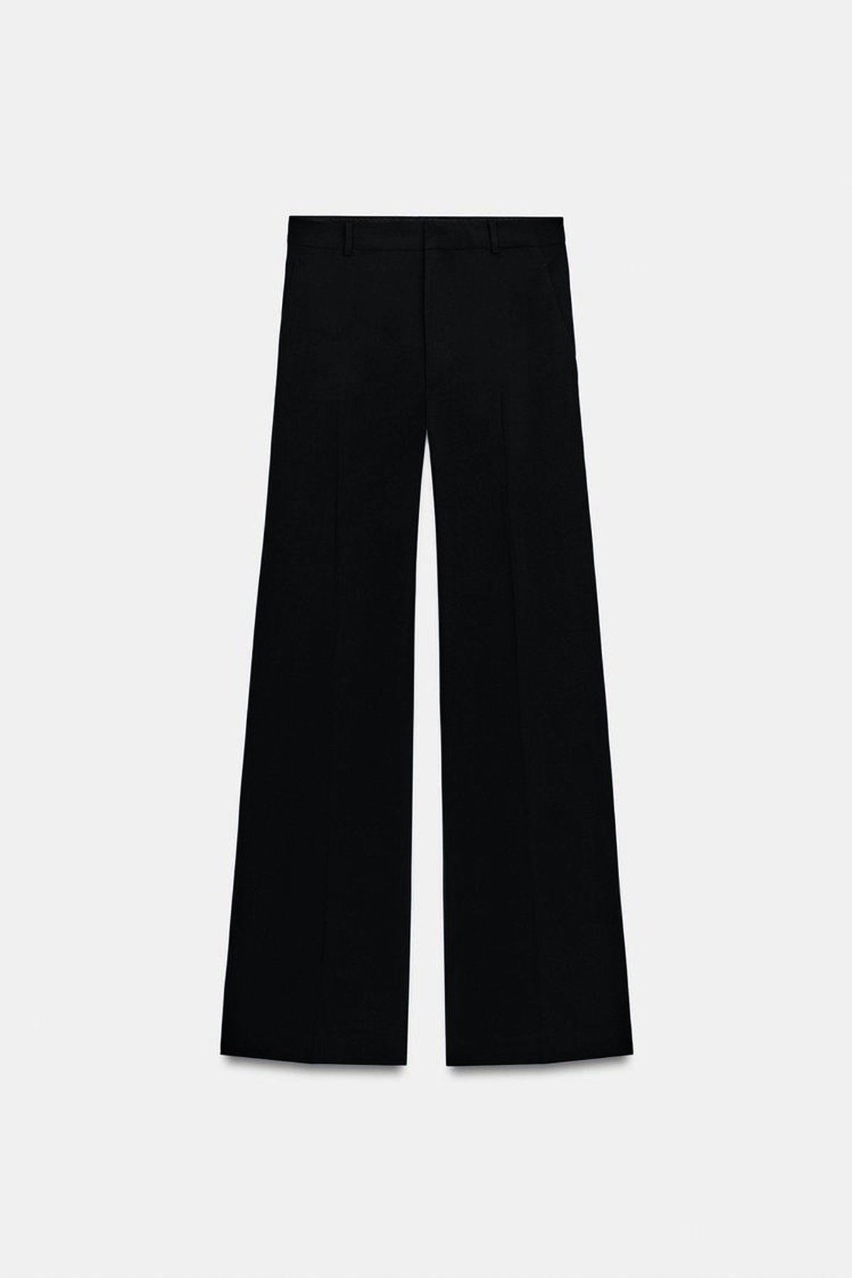 Premium VENTO Orta Bel Wide Leg Dokuma Pantolon |  