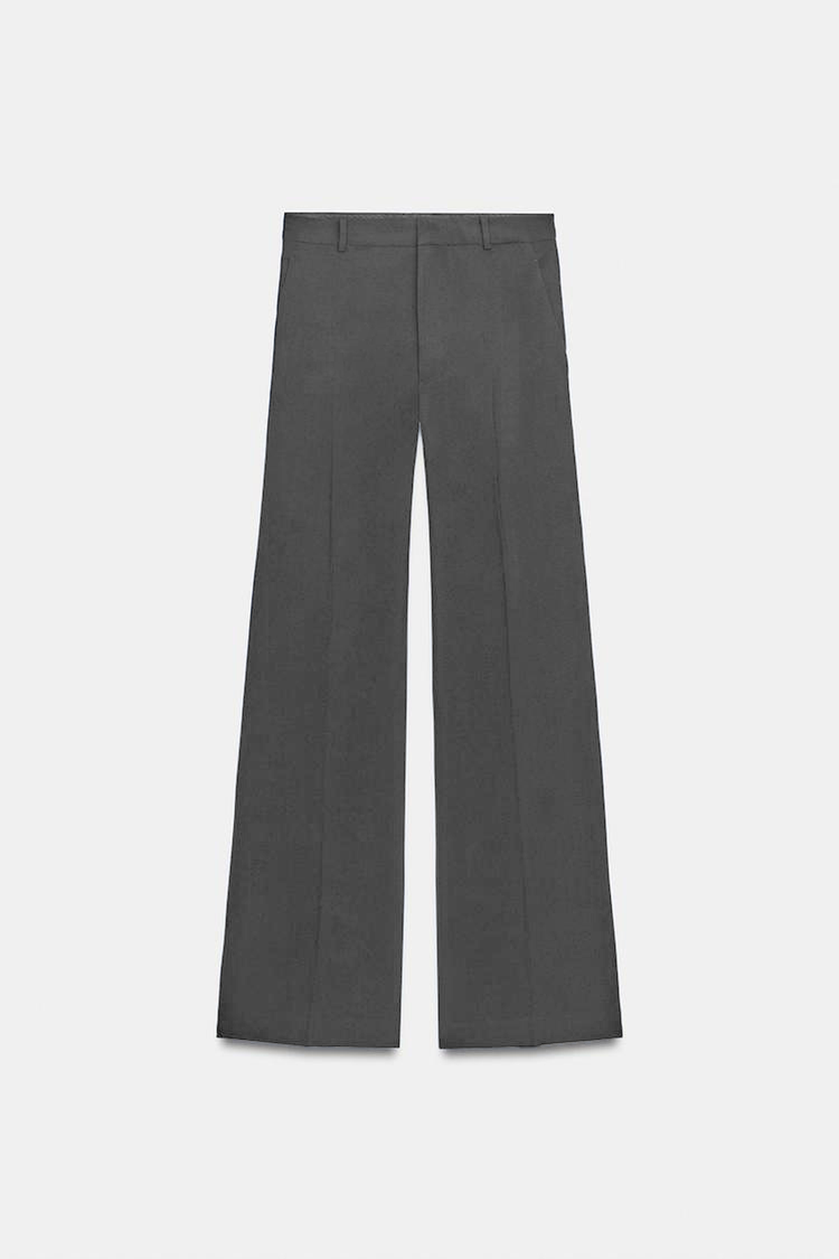 Premium VENTO Orta Bel Wide Leg Dokuma Pantolon |  