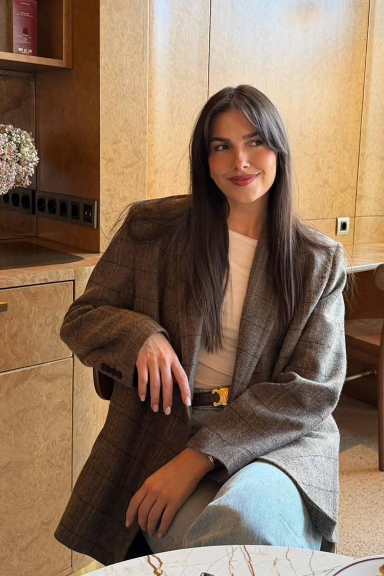 Premium ORVEN Balık Sırtı Yünlü Dokuma Ceket |  