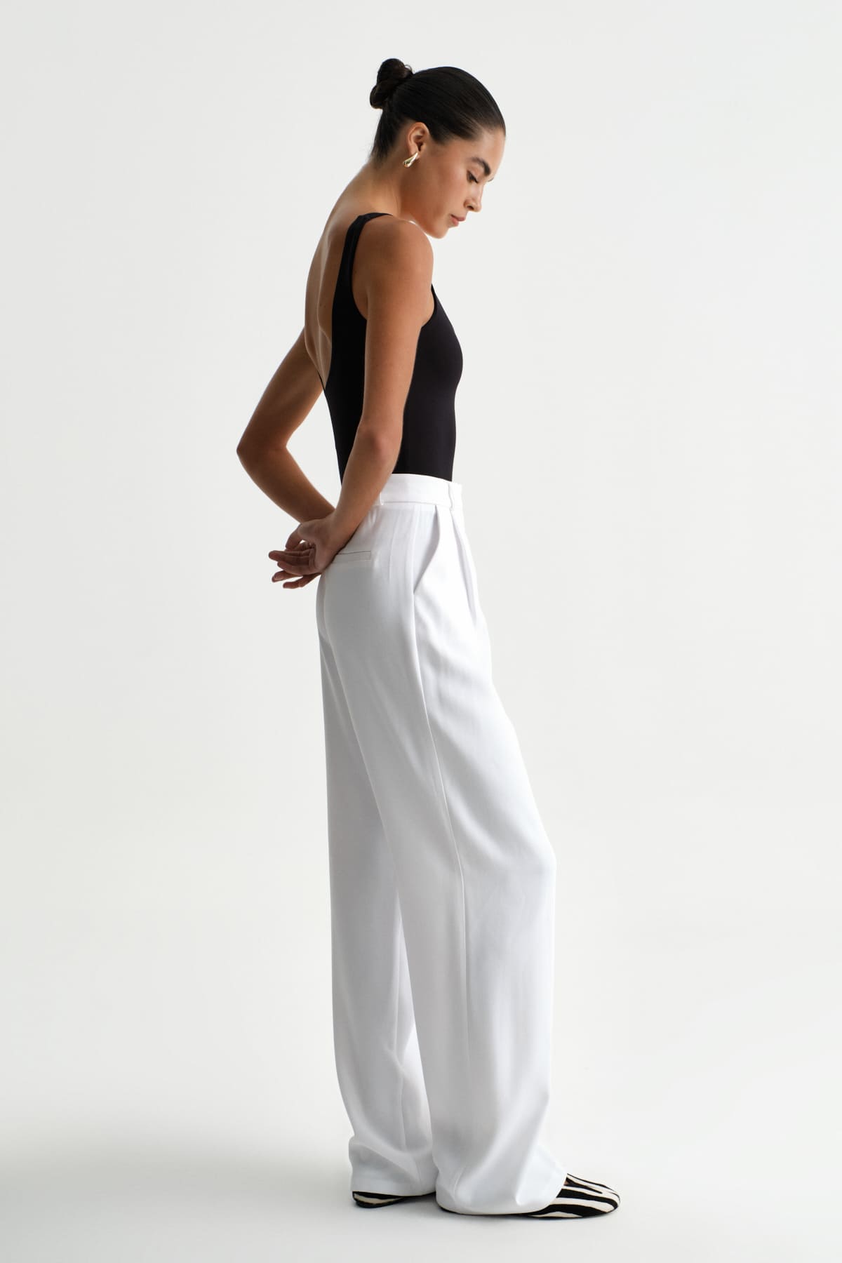 Premium Darcy Kare Yaka Bodysuit  | Açelya Okçu 