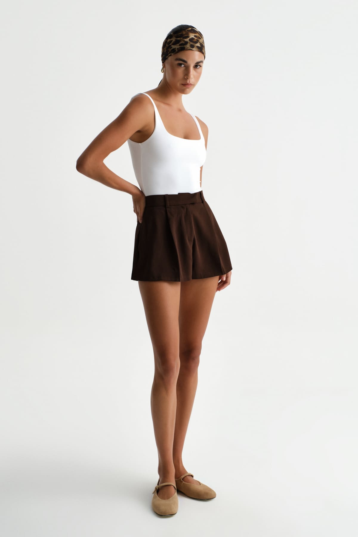 Premium Darcy Kare Yaka Bodysuit  | Açelya Okçu 