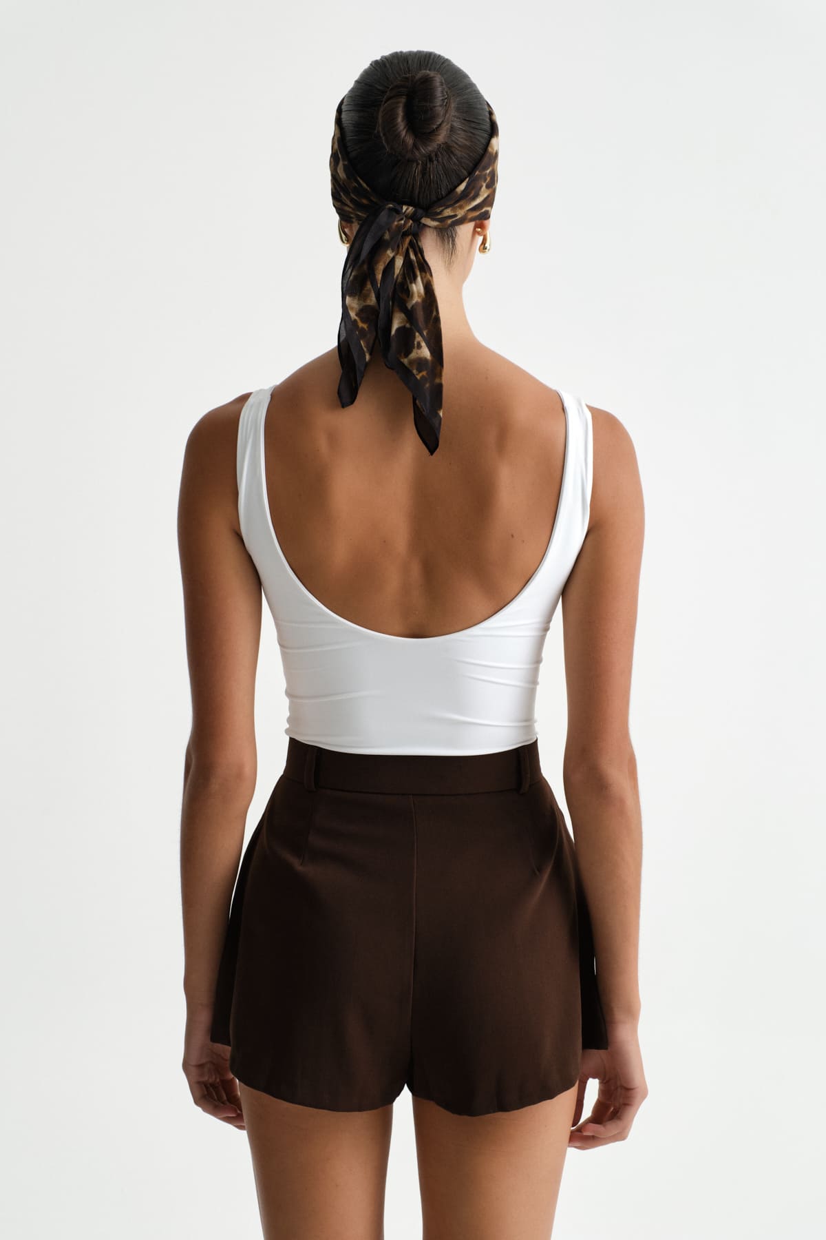 Premium Darcy Kare Yaka Bodysuit  | Açelya Okçu 