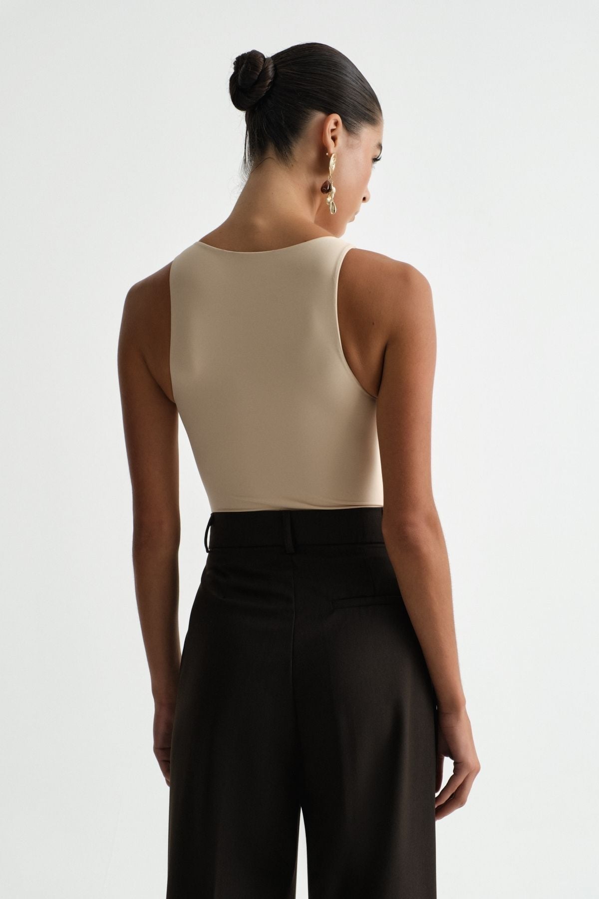 Premium Darcy Halter Yaka Bodysuit | Açelya Okçu 