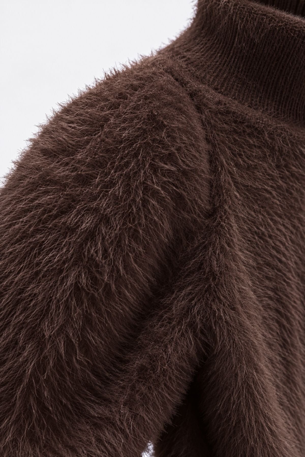 Premium ELARİS Dik Yaka  Kısa Kol  Crop Triko Kazak  | Açelya Okçu 