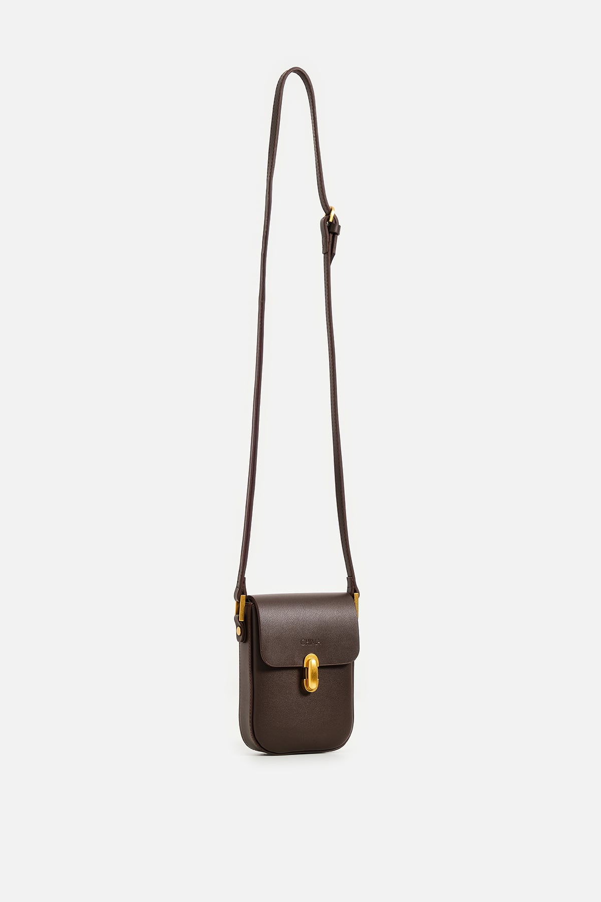 Çapraz Askılı Mini Çanta-KAHVE