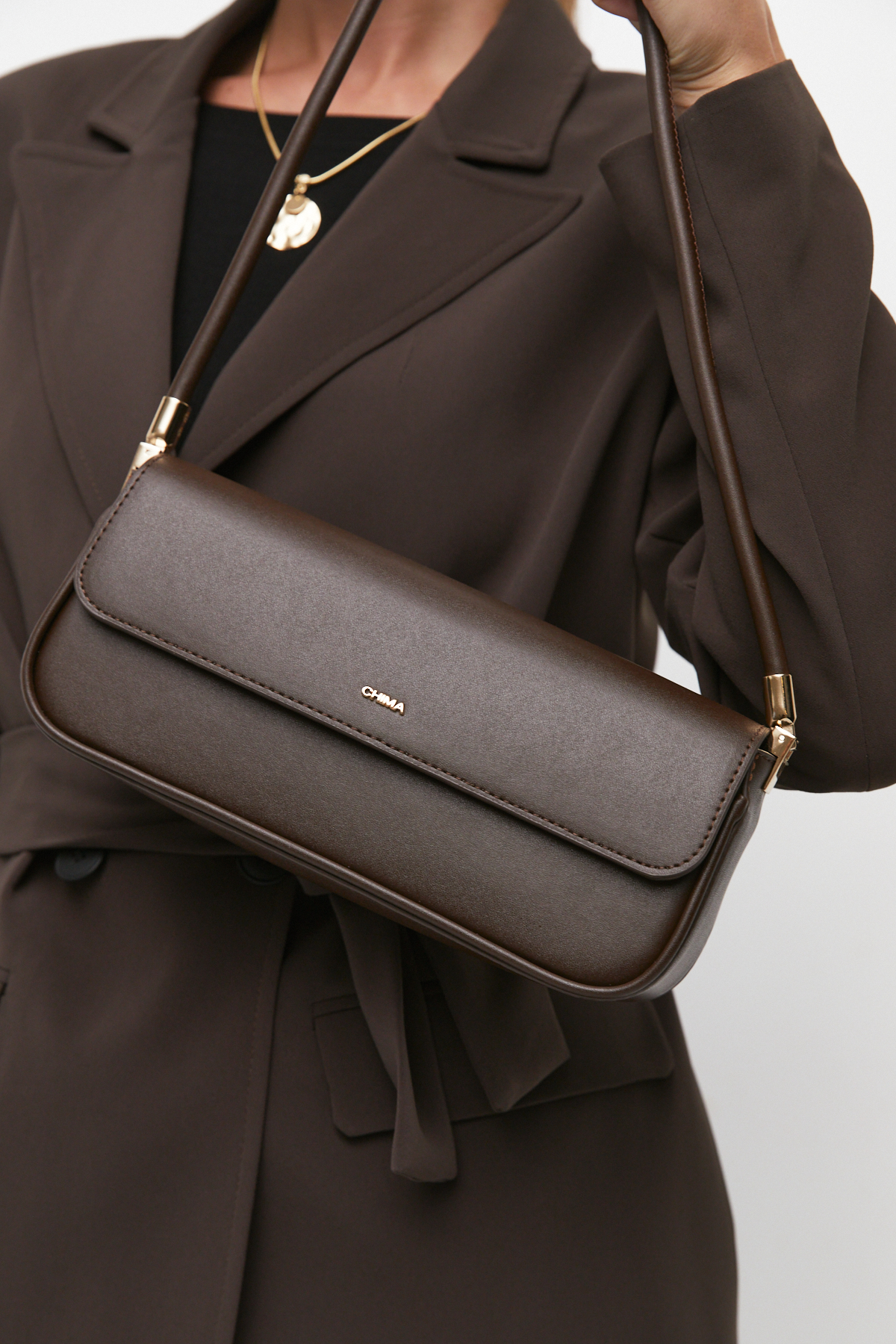 Omuz Çantası-KAHVE