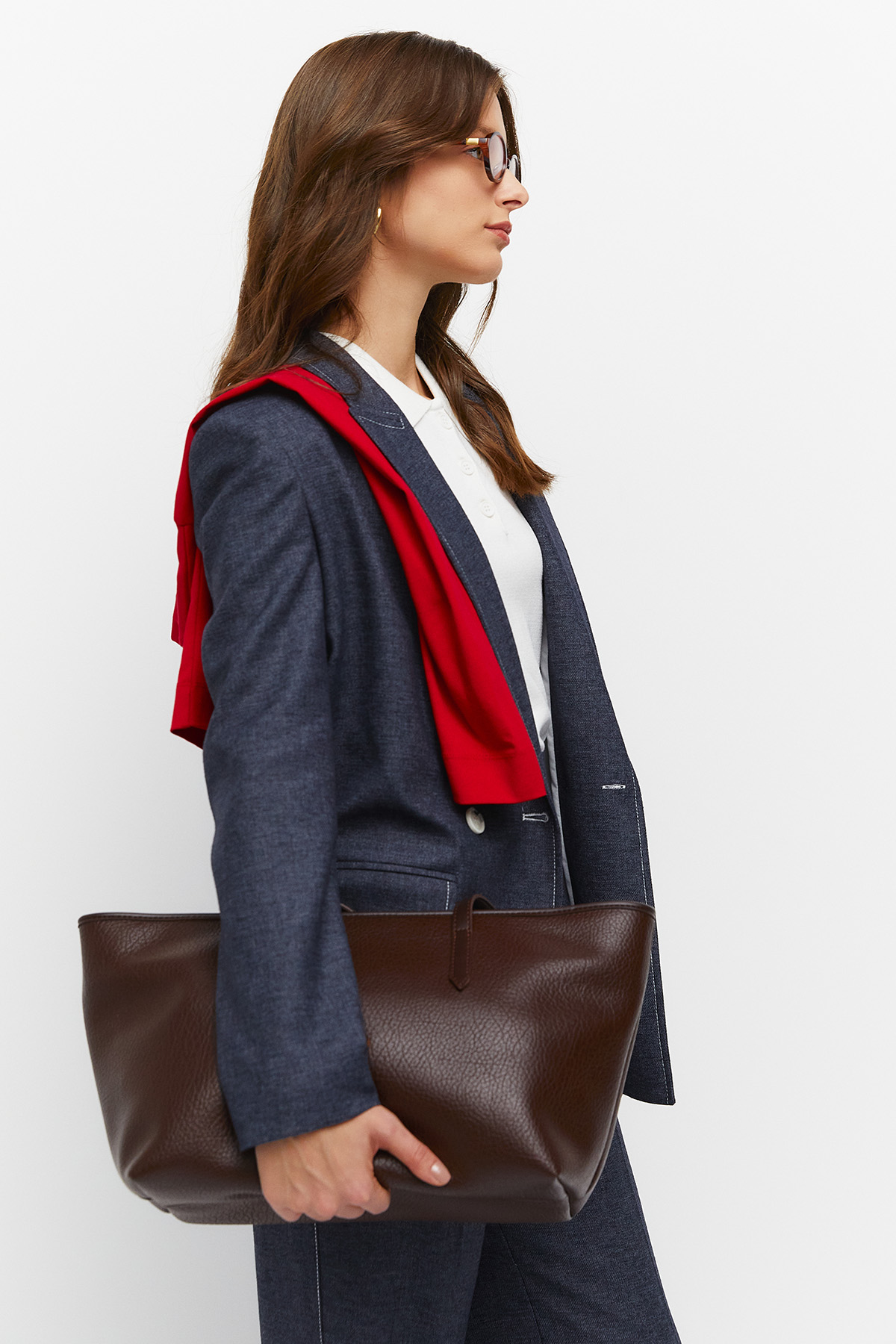 mahi☆kima　3点 Blazer Ceket-İNDİGO