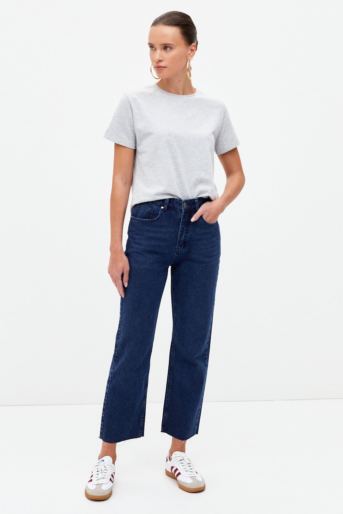 Wide Leg Jeans-LACIVE.
