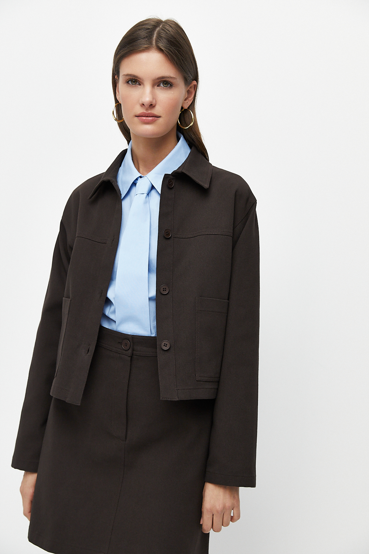 Beli Lastikli Bomber Mont-SİYAH