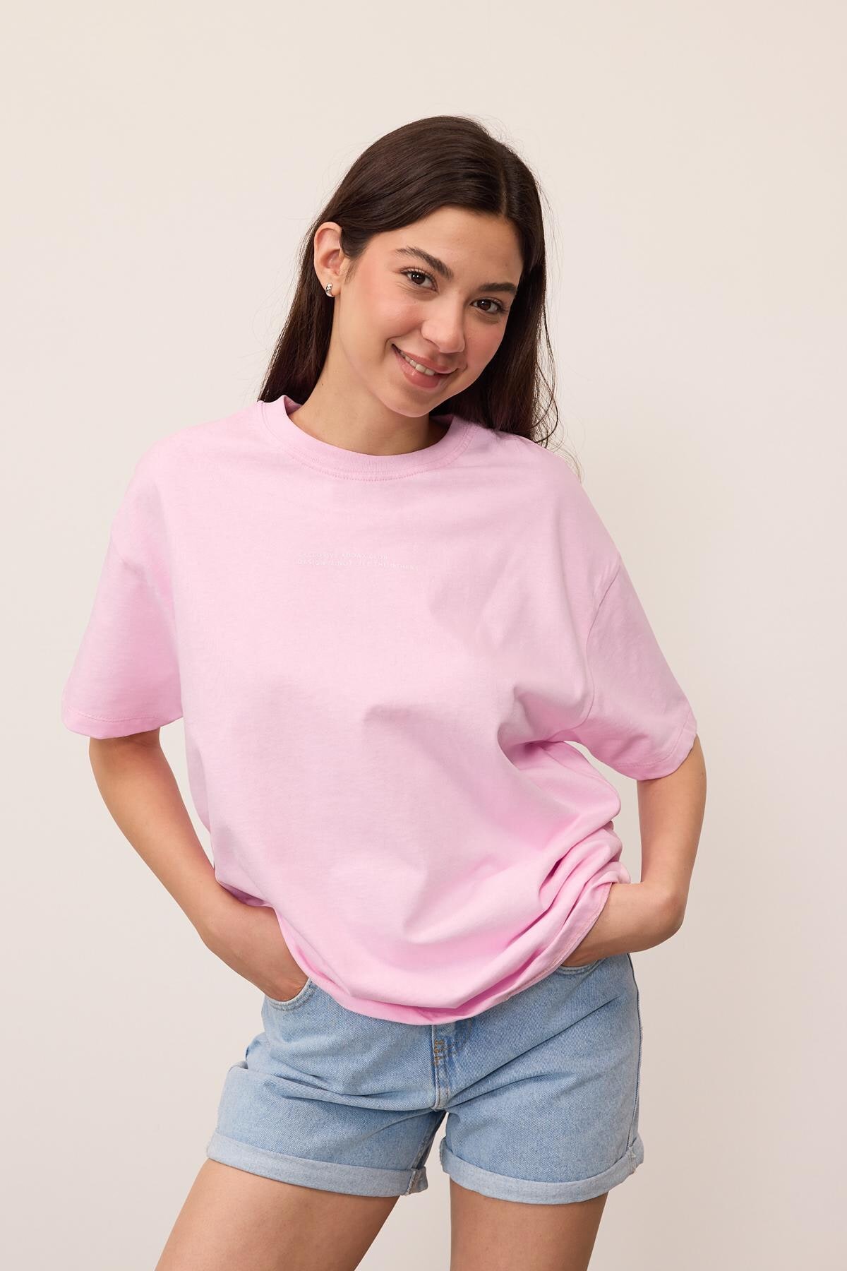 Begonya EXCLUSİVE ADDAX CLUB Yazılı T-shirt P10273-R4 - T-Shirt
