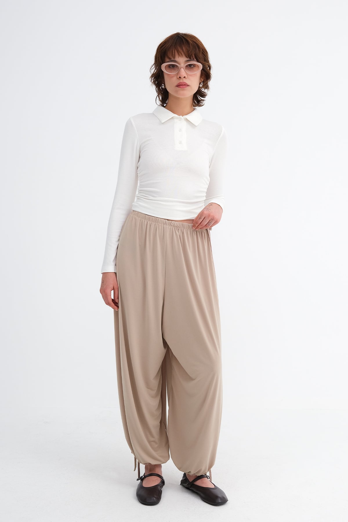 Beli Ayarlanabilir Lastikli Pantolon