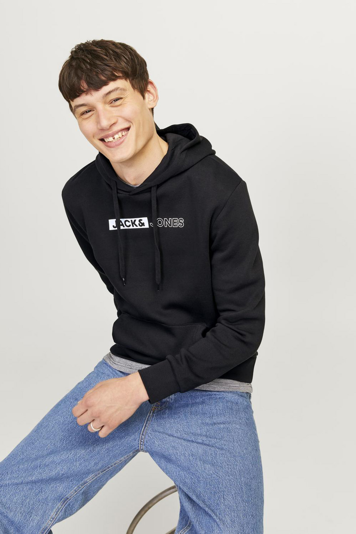JJECORP LOGO SWEAT HOOD PLAY NOOS