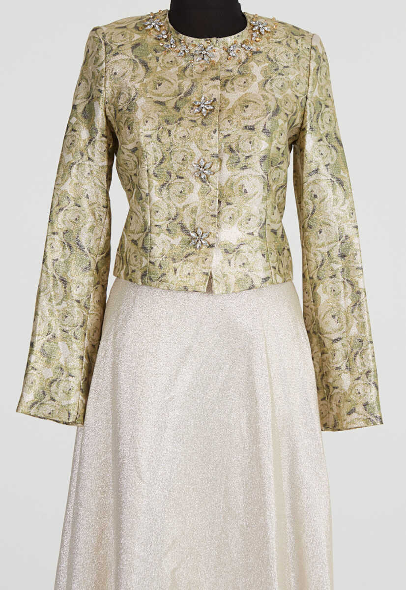 15y1103 Ceketli Abiye Elbise, Tesettür Giyim