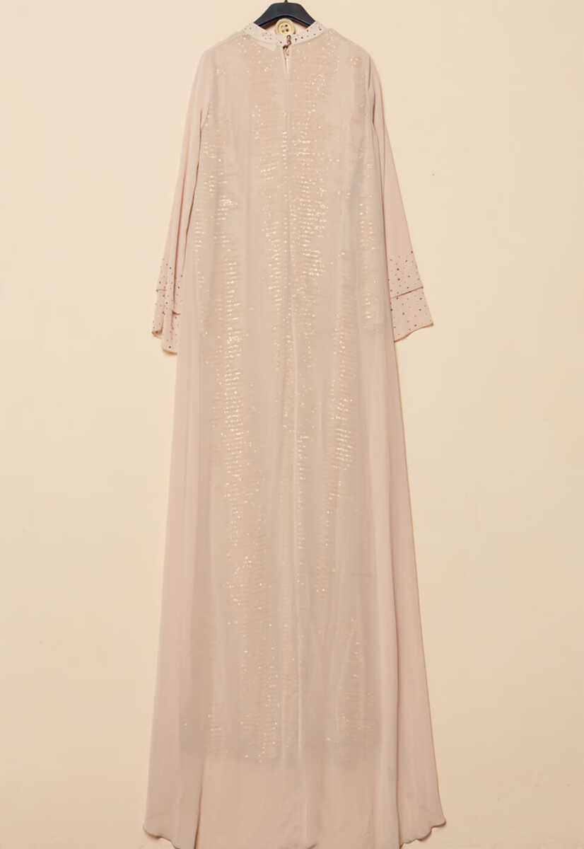 17y1013 Şifon Mixli Pul Payetli Abiye, Tesettür Giyim