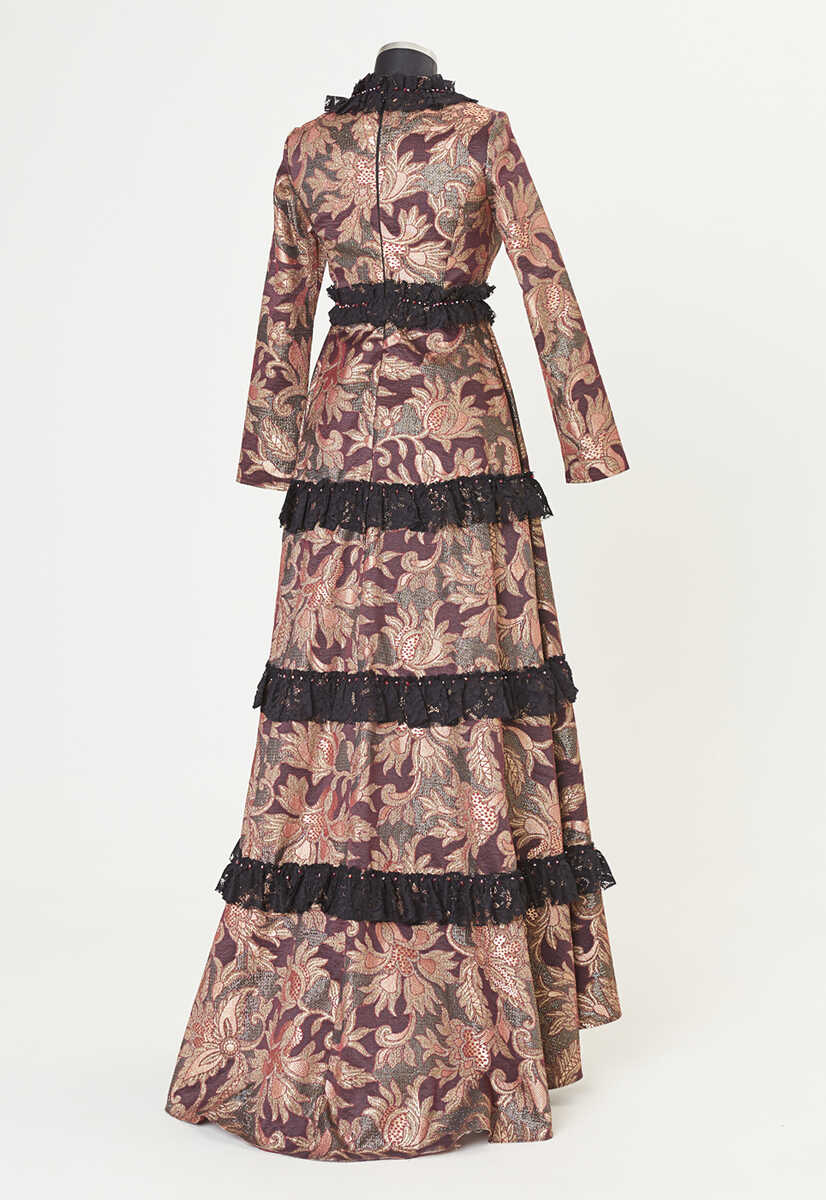 17Y1006 Şerit Dantelli Abiye, Tesettür Giyim